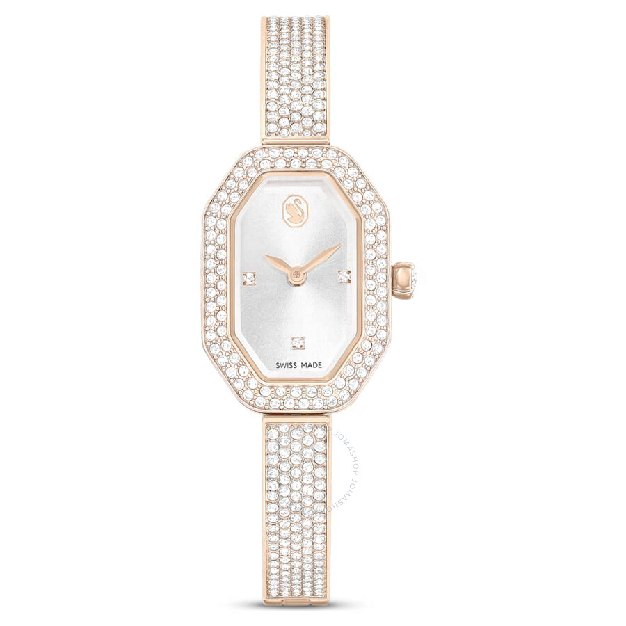 Swarovski Dextera Bangle Quartz White Dial Ladies Watch