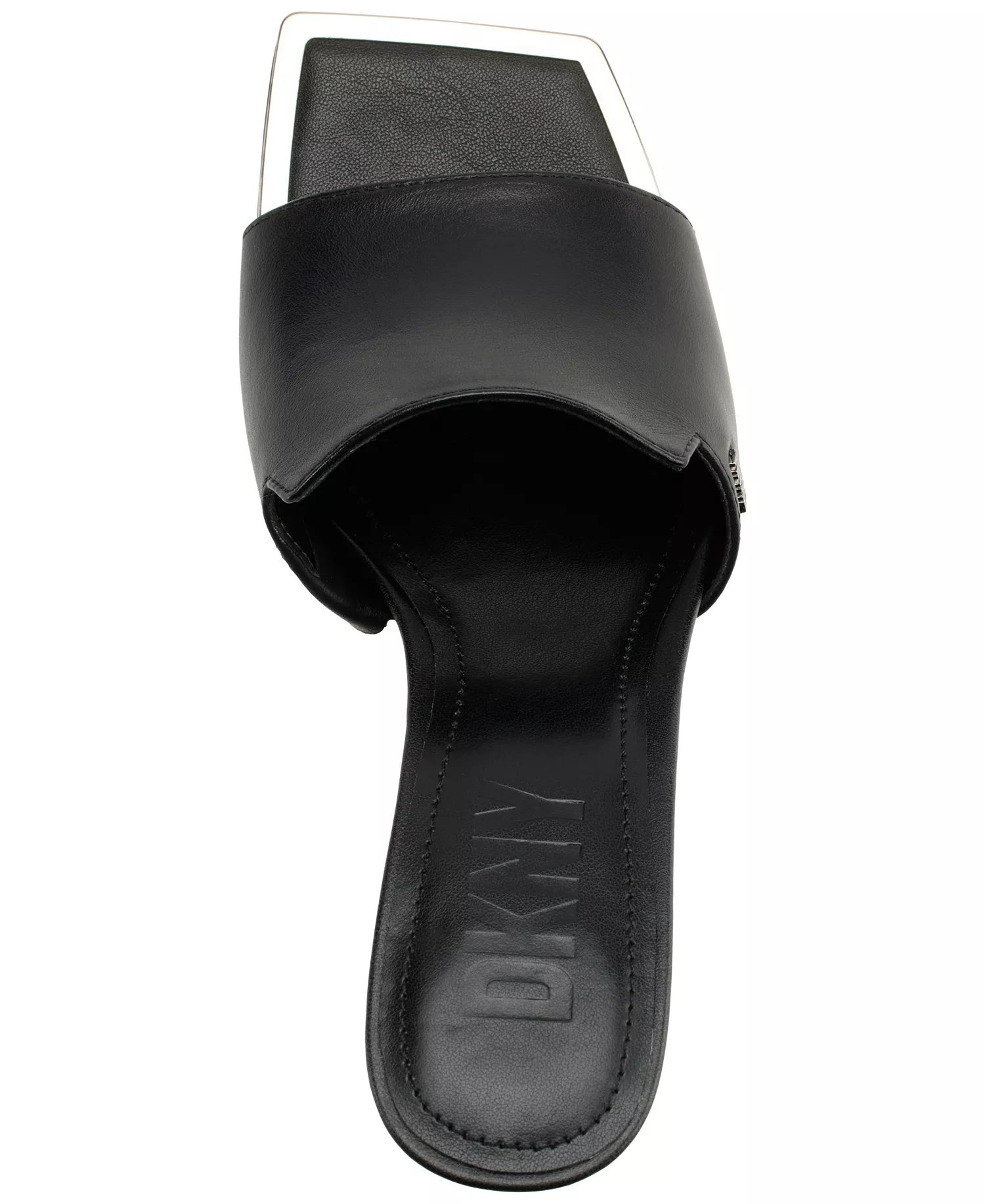 Women's Kailyn Square Toe Slide Sandals - Black - 10M