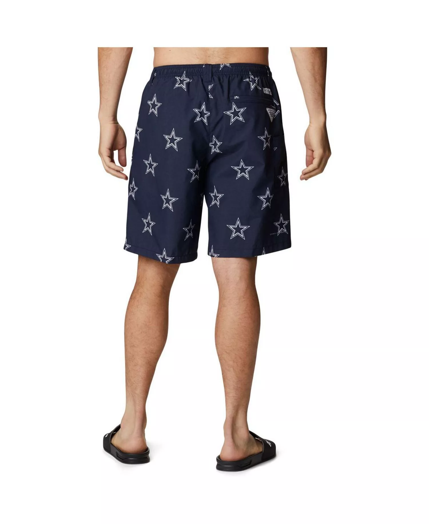 Men's Navy Dallas Cowboys Backcast III Printed Shorts - Navy - 2XL