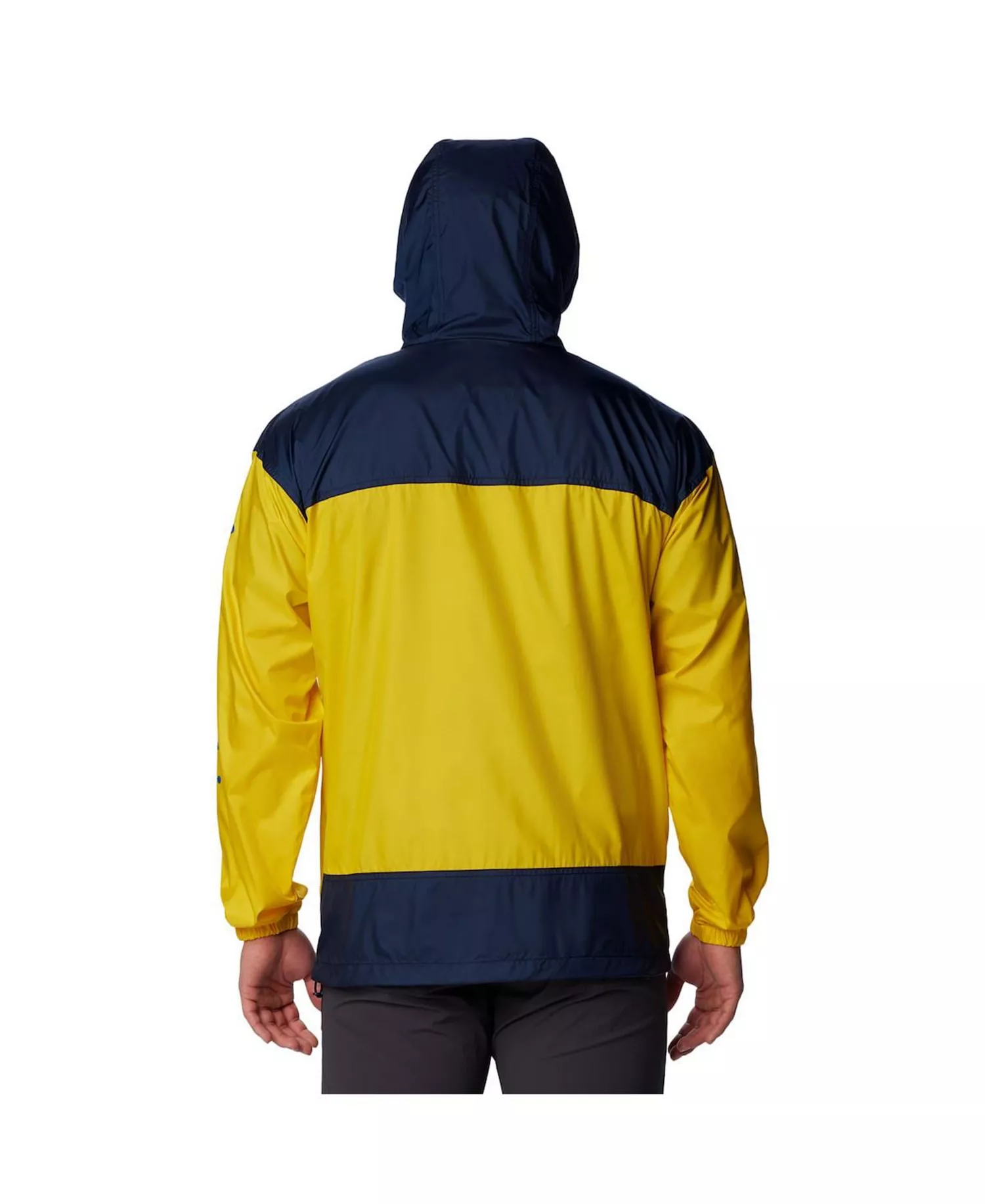 Men's Maize Michigan Wolverines Flash Challenger Omni-Shade Full-Zip Windbreaker Hoodie Jacket - Maize - L