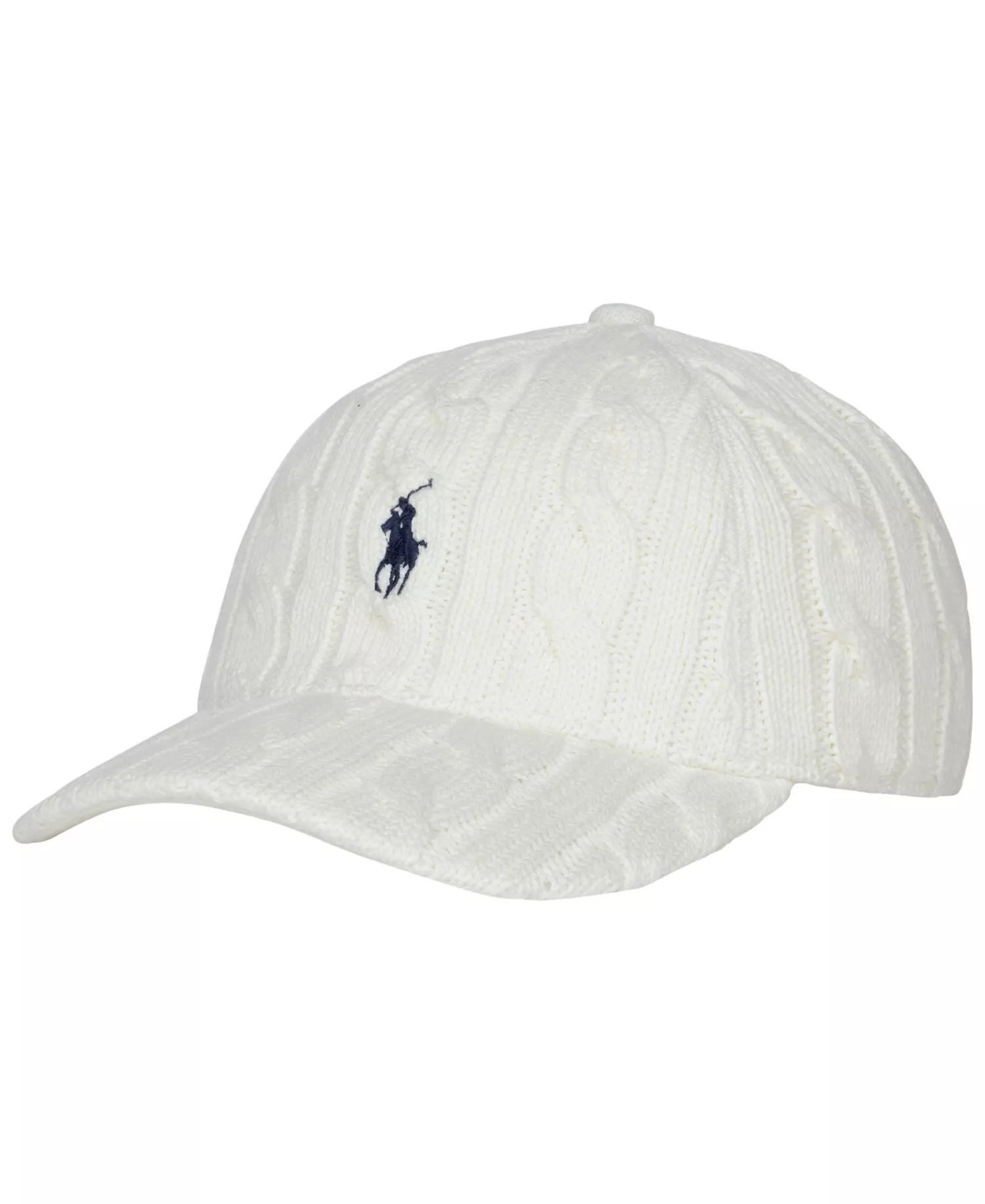 Men's Classic Cotton Cable Baseball Hat - Antique Cream - ONE SIZE