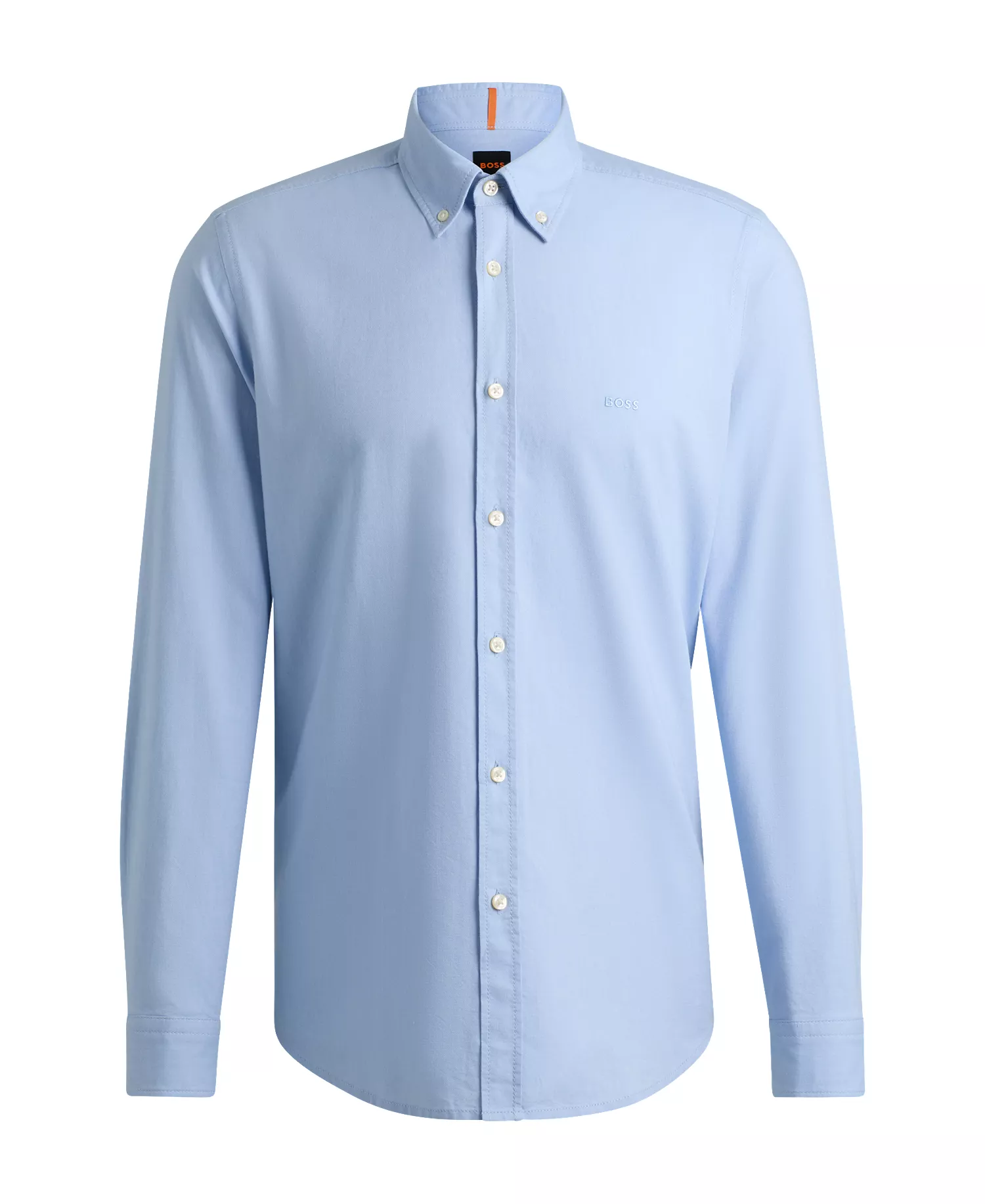 Men's Button-Down Regular-Fit Dress Shirt - Open Blue - L
