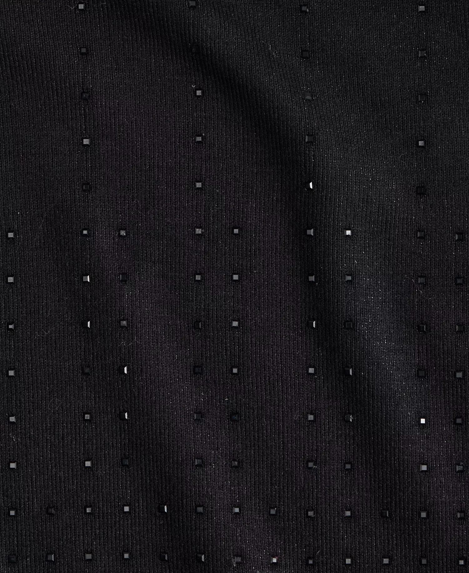 Women's Rhinestone Sweater Skirt, Macy's Exclusive - Deep Black - L