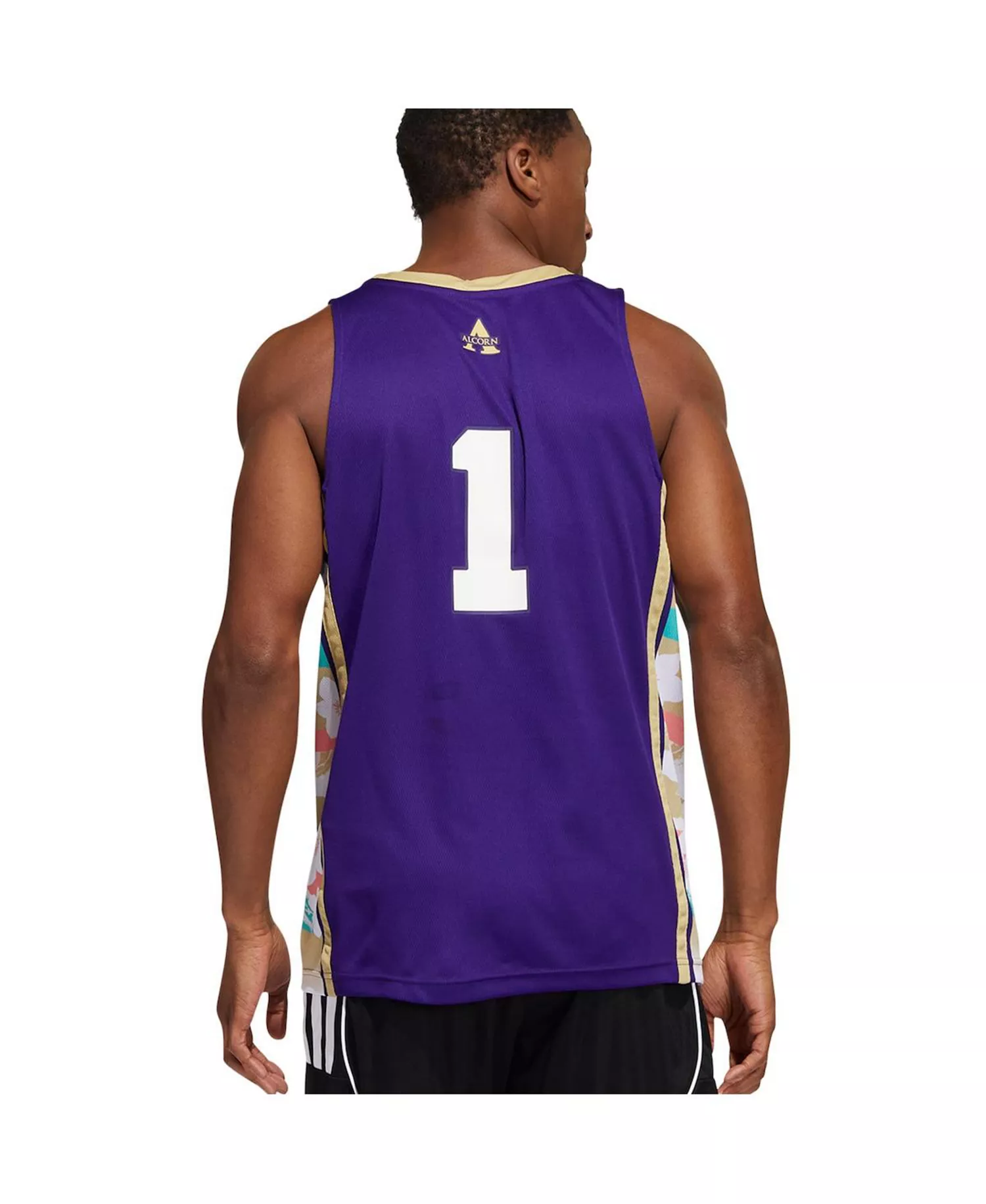 Men's Purple Alcorn State Braves Honoring Black Excellence Replica Basketball Jersey - Purple - L
