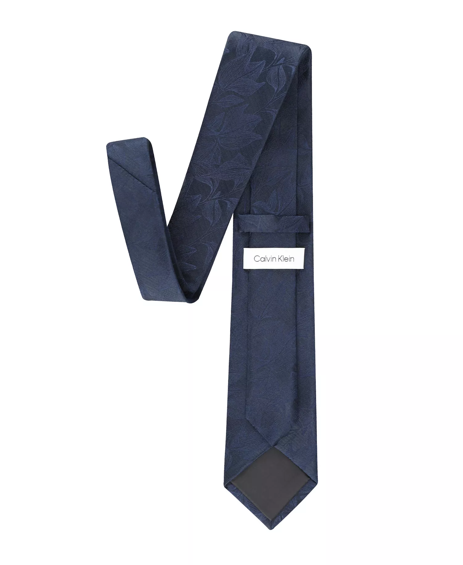 Men's Kaiden Botanical Tie - Navy - ONE SIZE
