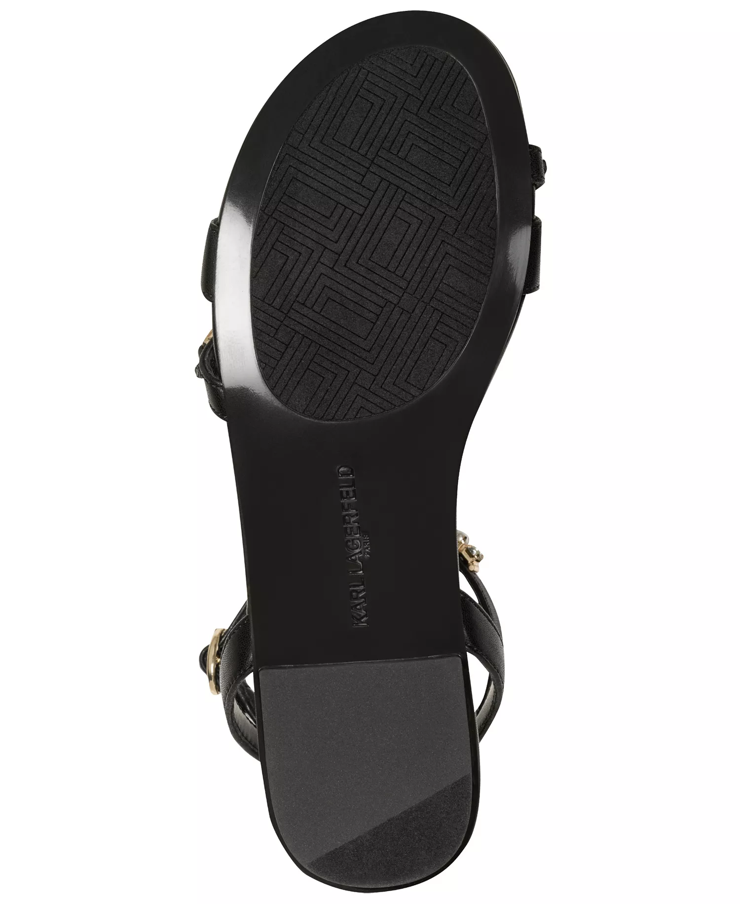 Women's Christiano Ankle Strap Flat Sandals - Black - 10M