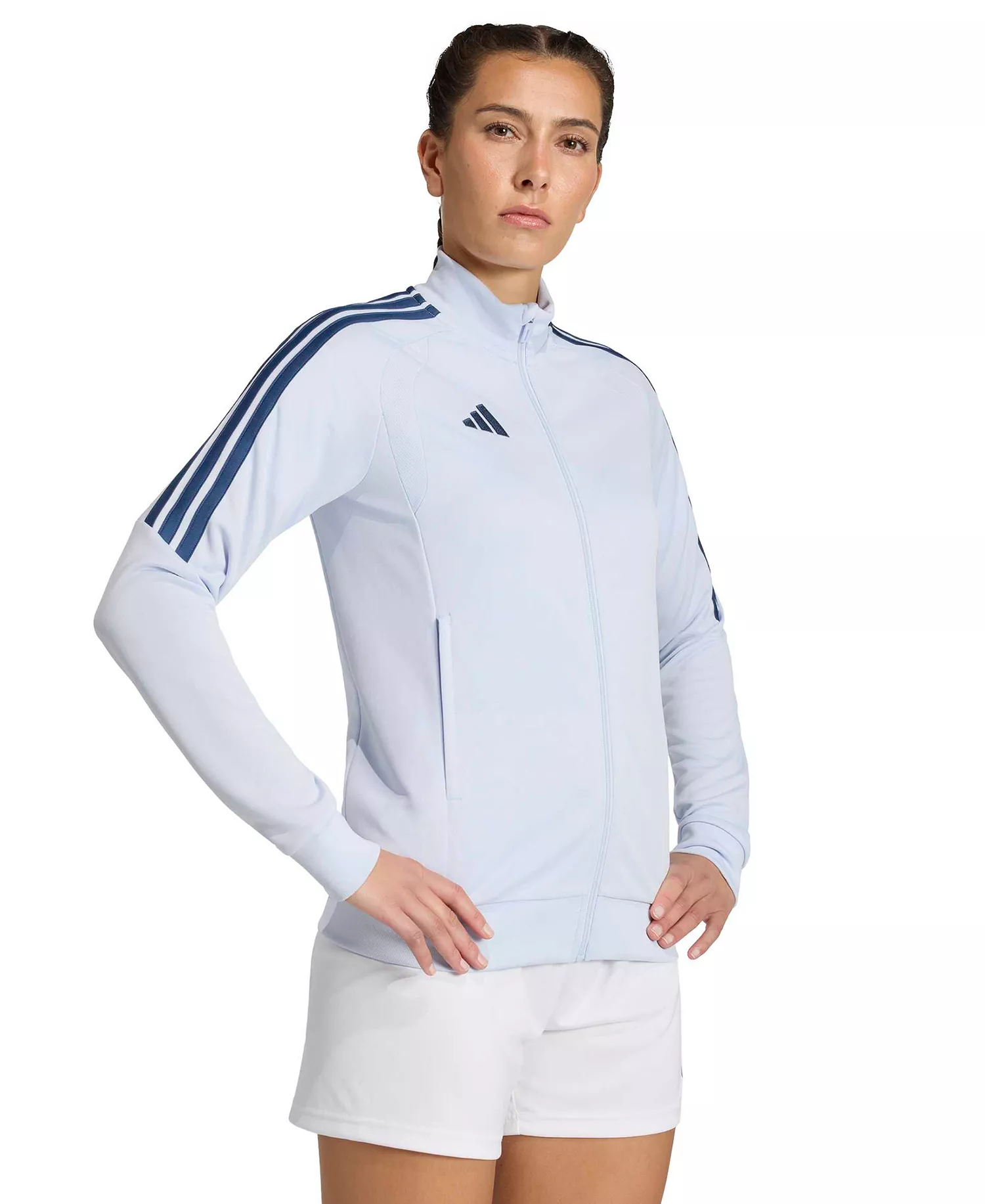 Women's League Training Track Mock Neck Jacket - Aero Blue/night Marine - L