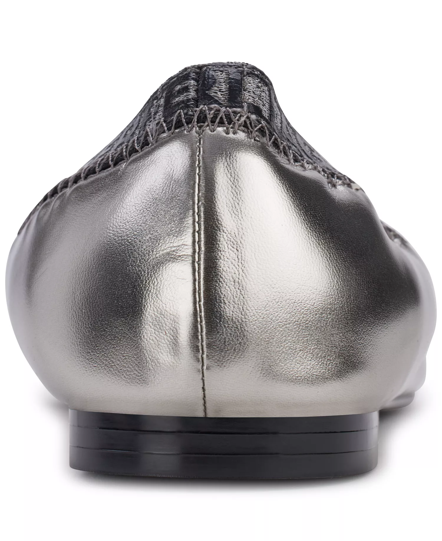 Women's Vinette Pointed Toe Ballet Flats - Pewter - 7M