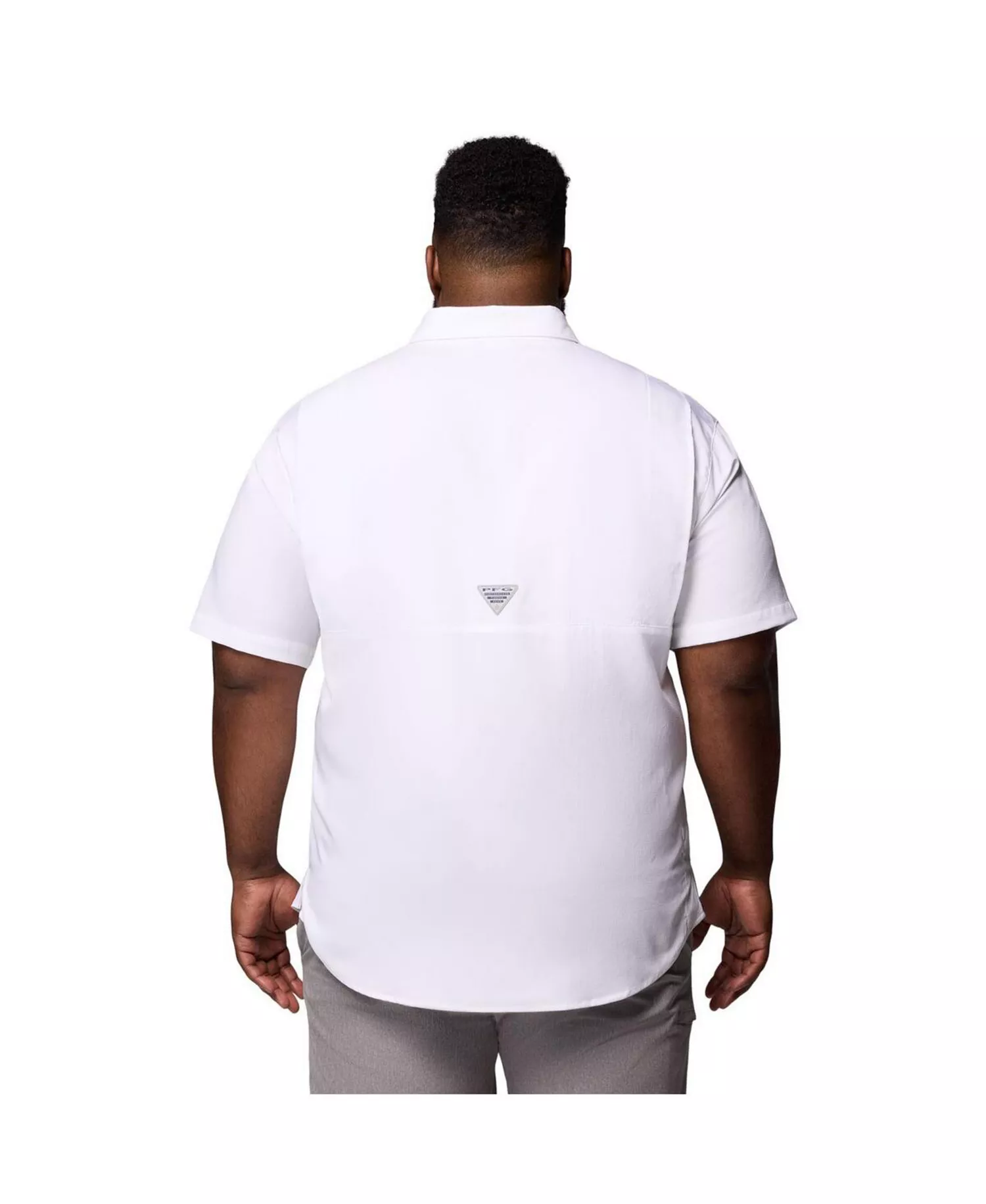 Men's White Tennessee Volunteers Big Tall Tamiami Omni-Shade Button-Down Shirt - White - 2XT