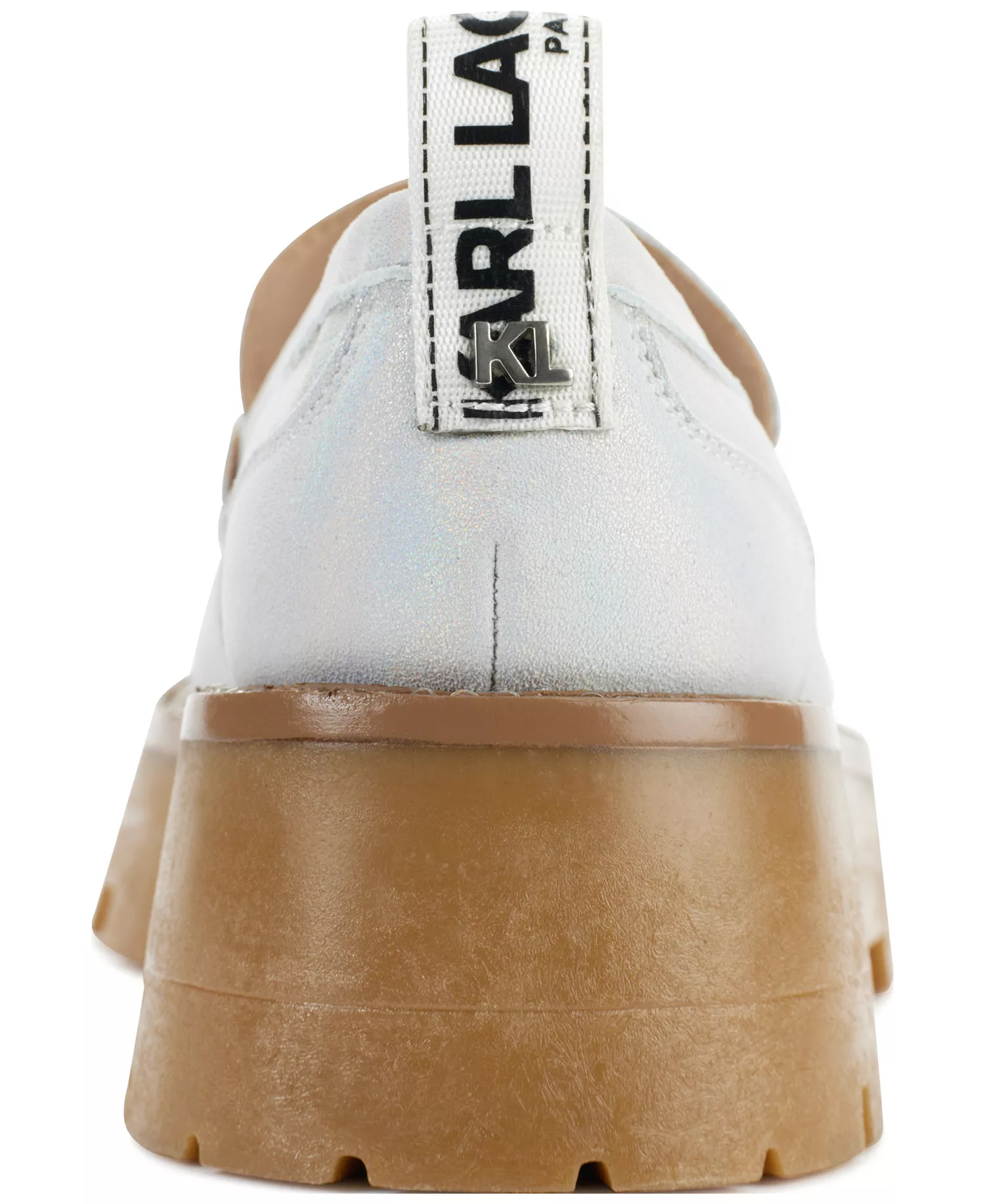Women's Maysun Slip-On Platform Lug Sole Loafer - Silver - 11M