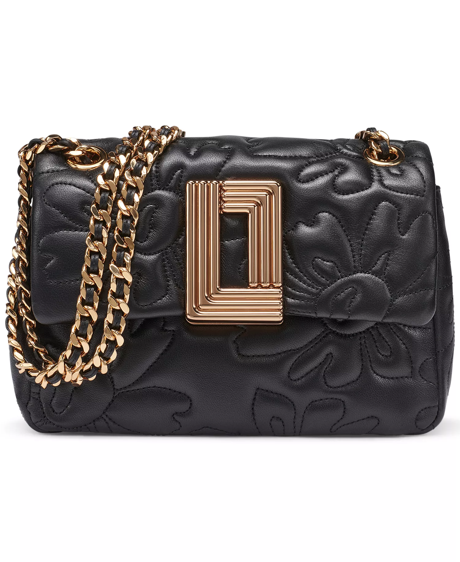 Lafayette Small Crossbody Bag - Black/Gold - No Size