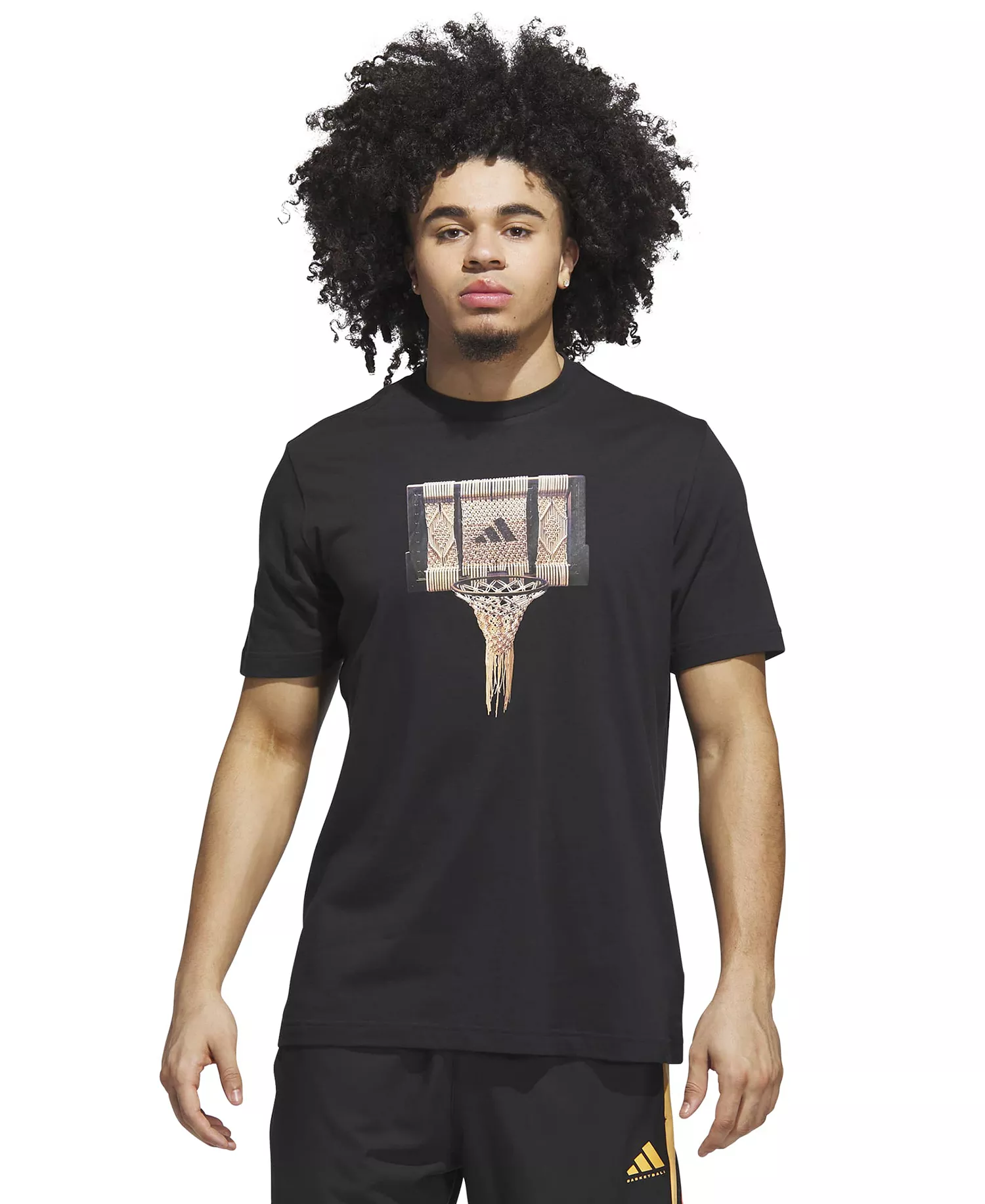 Men's Basketball Gallery Graphic Pull-On T-Shirt - Black - L