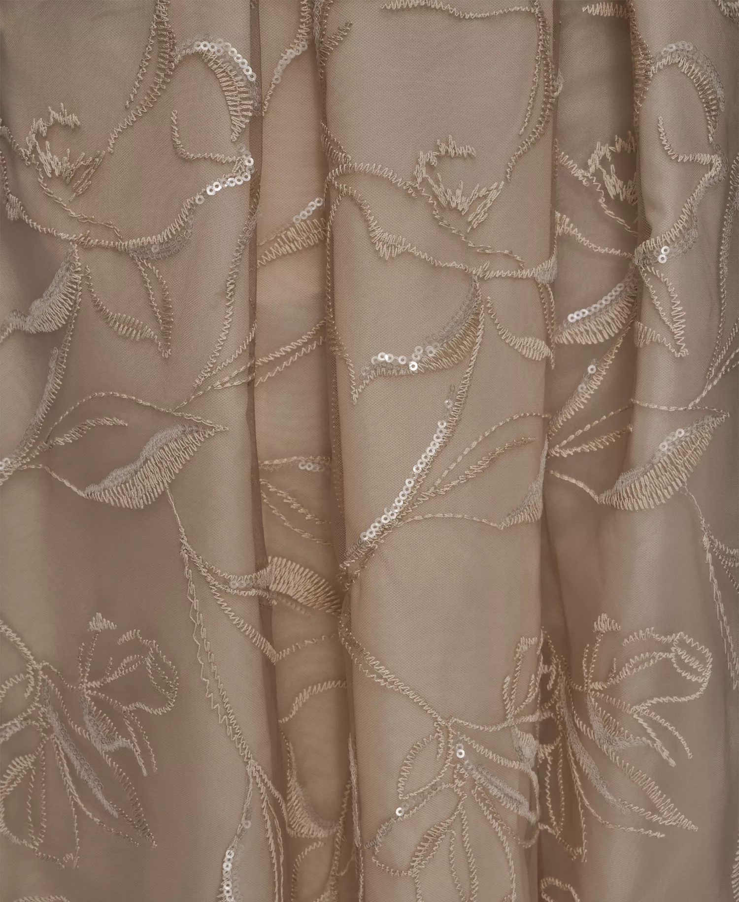 Women's Strapless Fit & Flare Midi Dress - Beige - 10