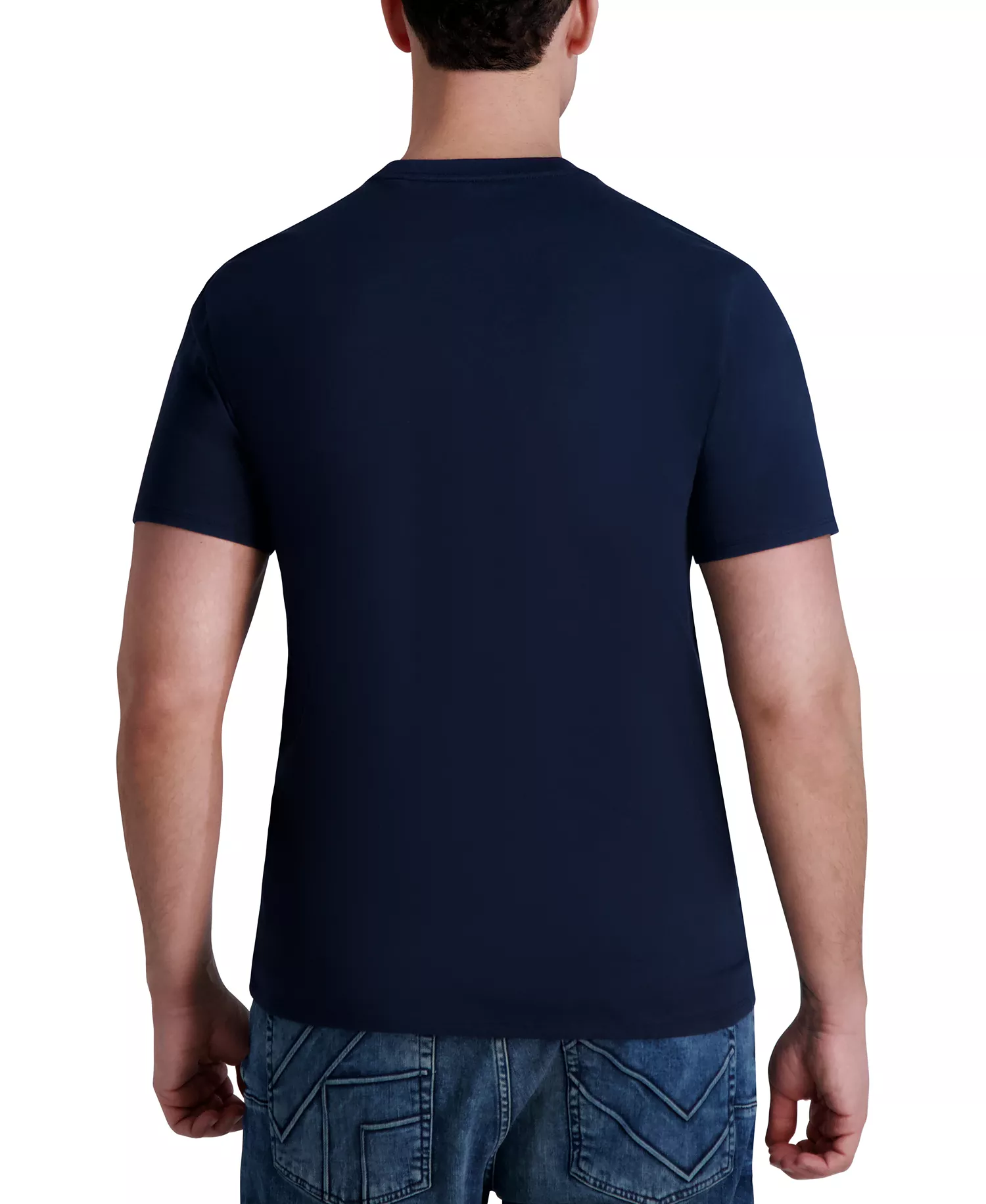 Men's Short-Sleeve Logo Graphic T-Shirt - Navy - L
