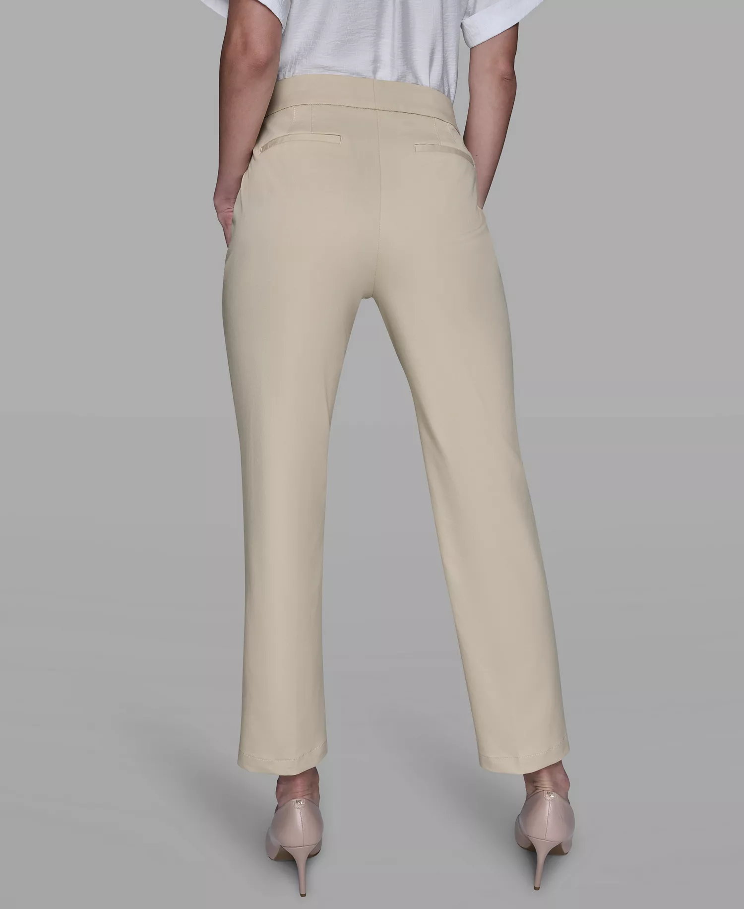 Women's Straight Ankle Pants - Desert Sand Multi - 10