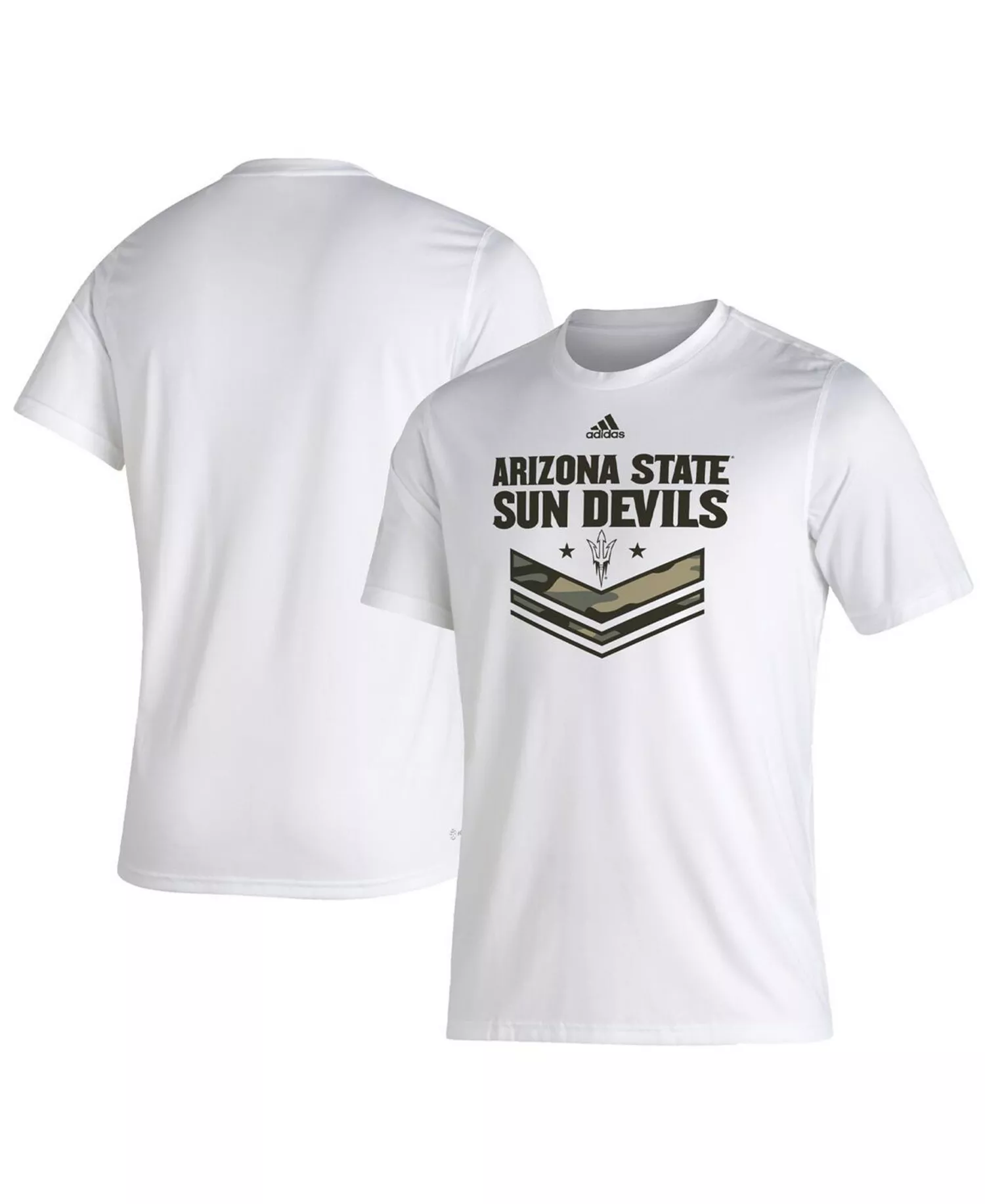 Men's White Arizona State Sun Devils Military-Inspired Appreciation Creator T-shirt - White - M