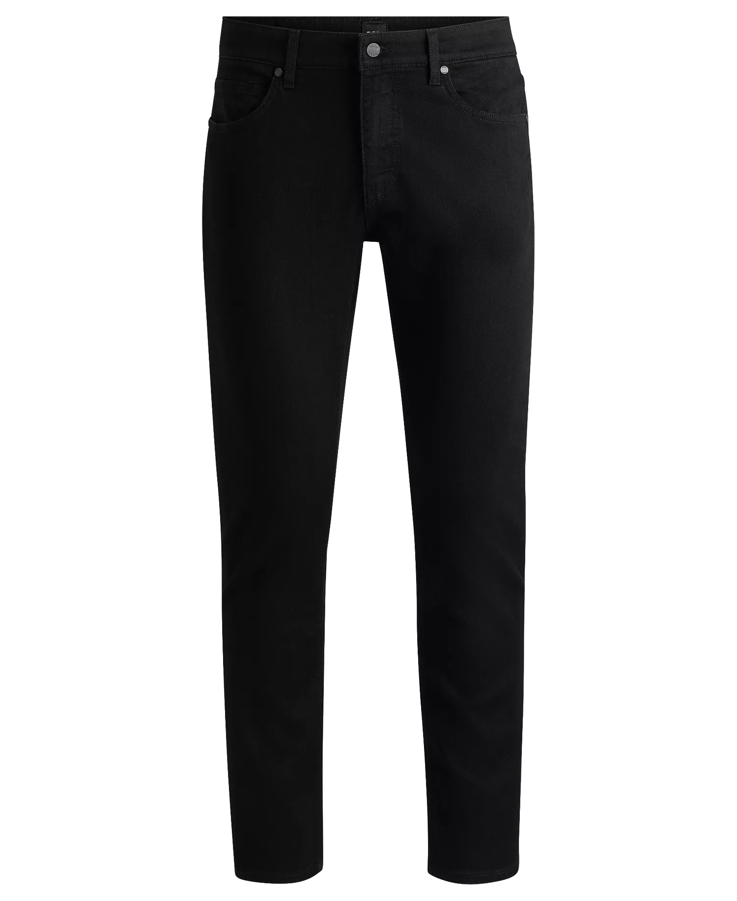 Men's Italian Denim Slim-Fit Jeans - Black - 38x36