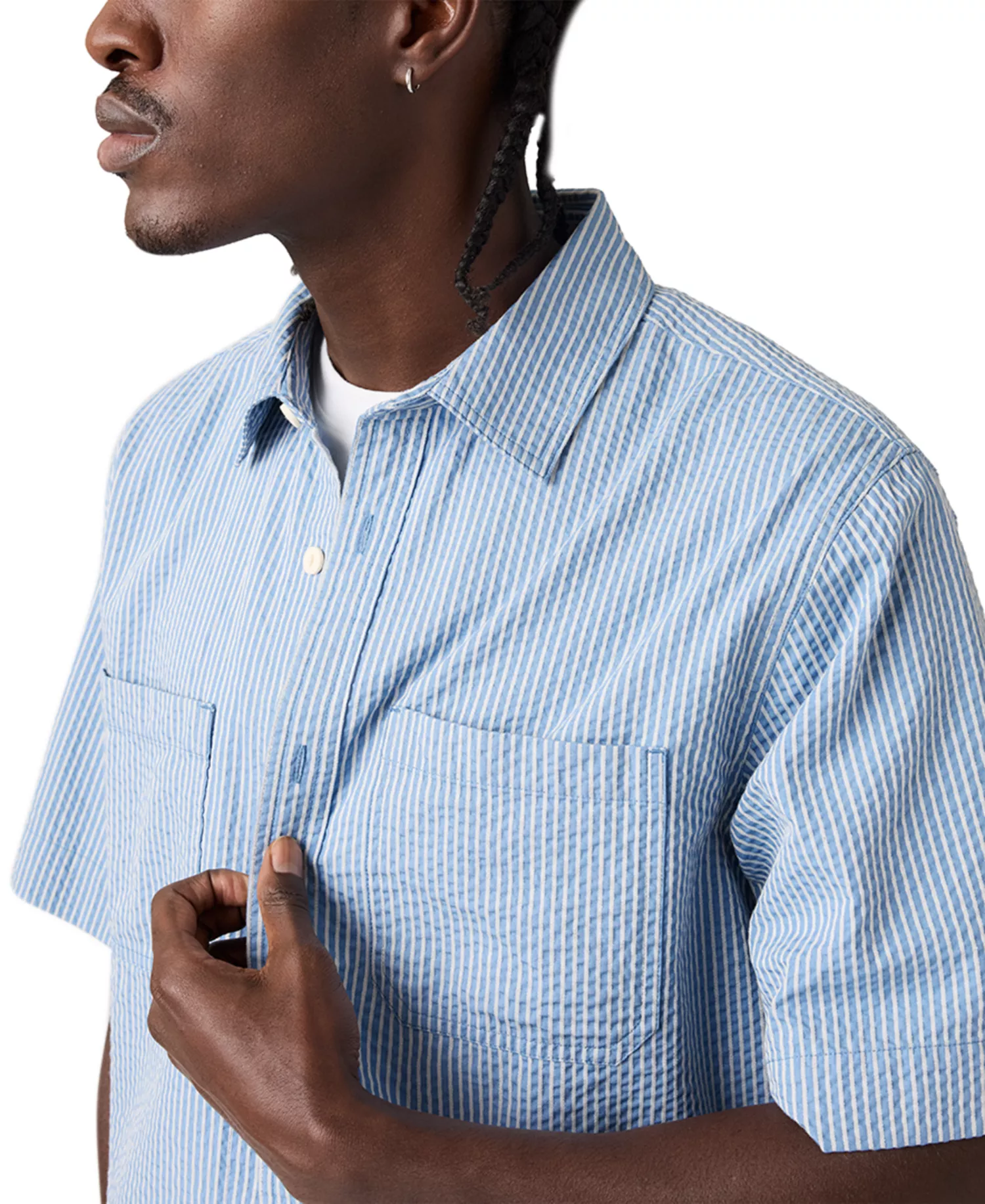 Men's Short-Sleeve Mechanic Boxy Shirt - Quiet Harbor - 2XL