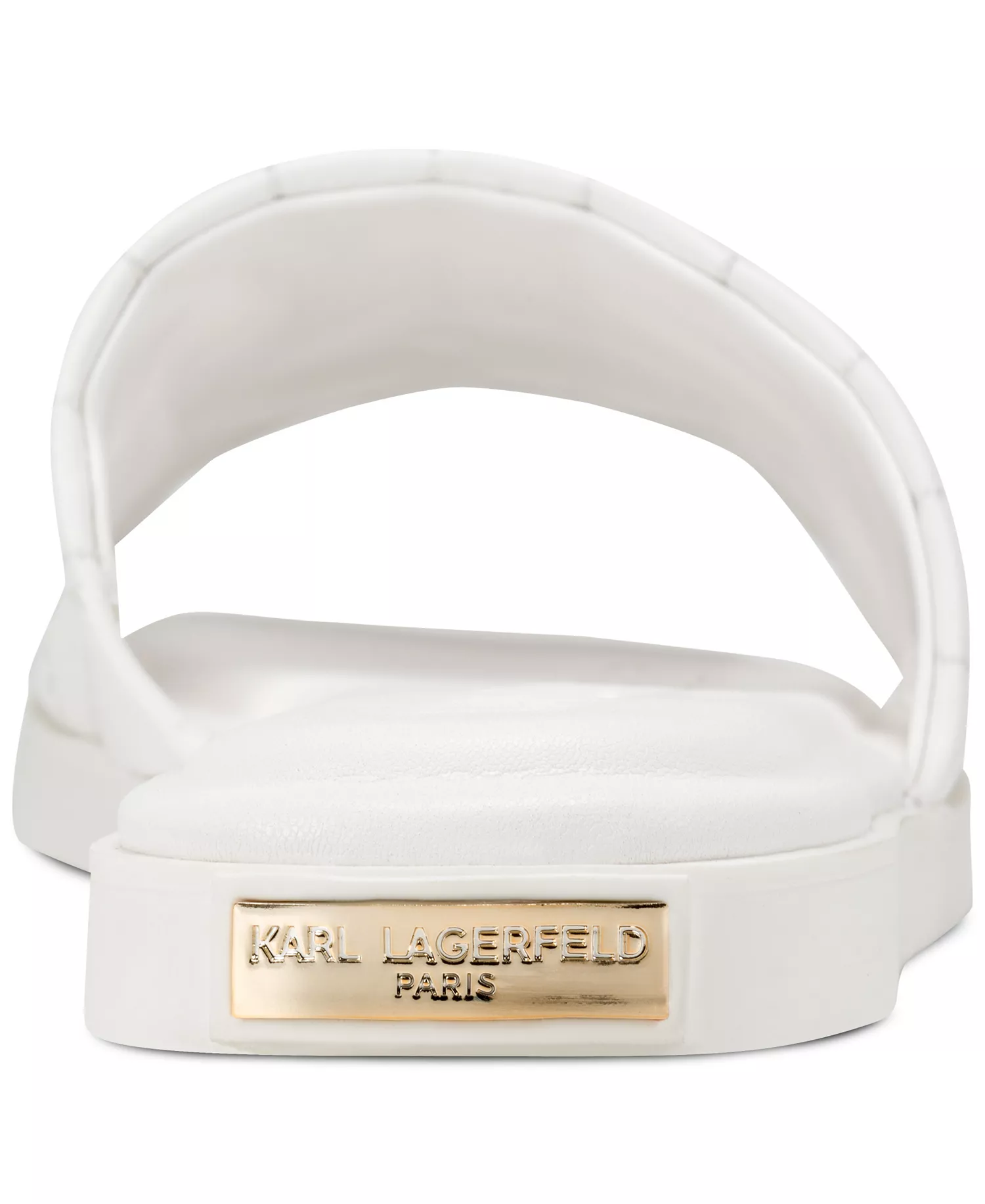 Women's Carenza Macaron Slide Flat Sandals  - Bright White - 10M