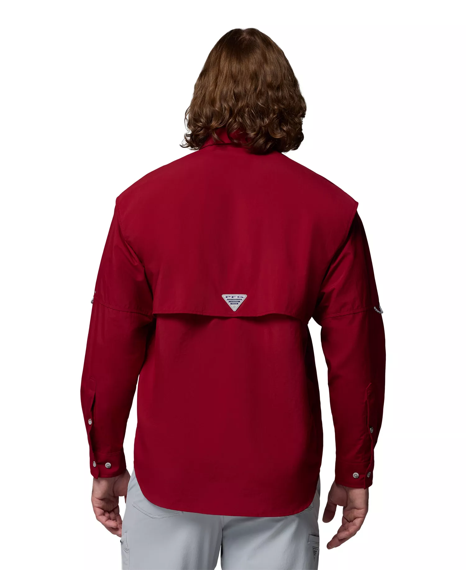Men's Bahama II Long-Sleeve Shirt - Beet - L