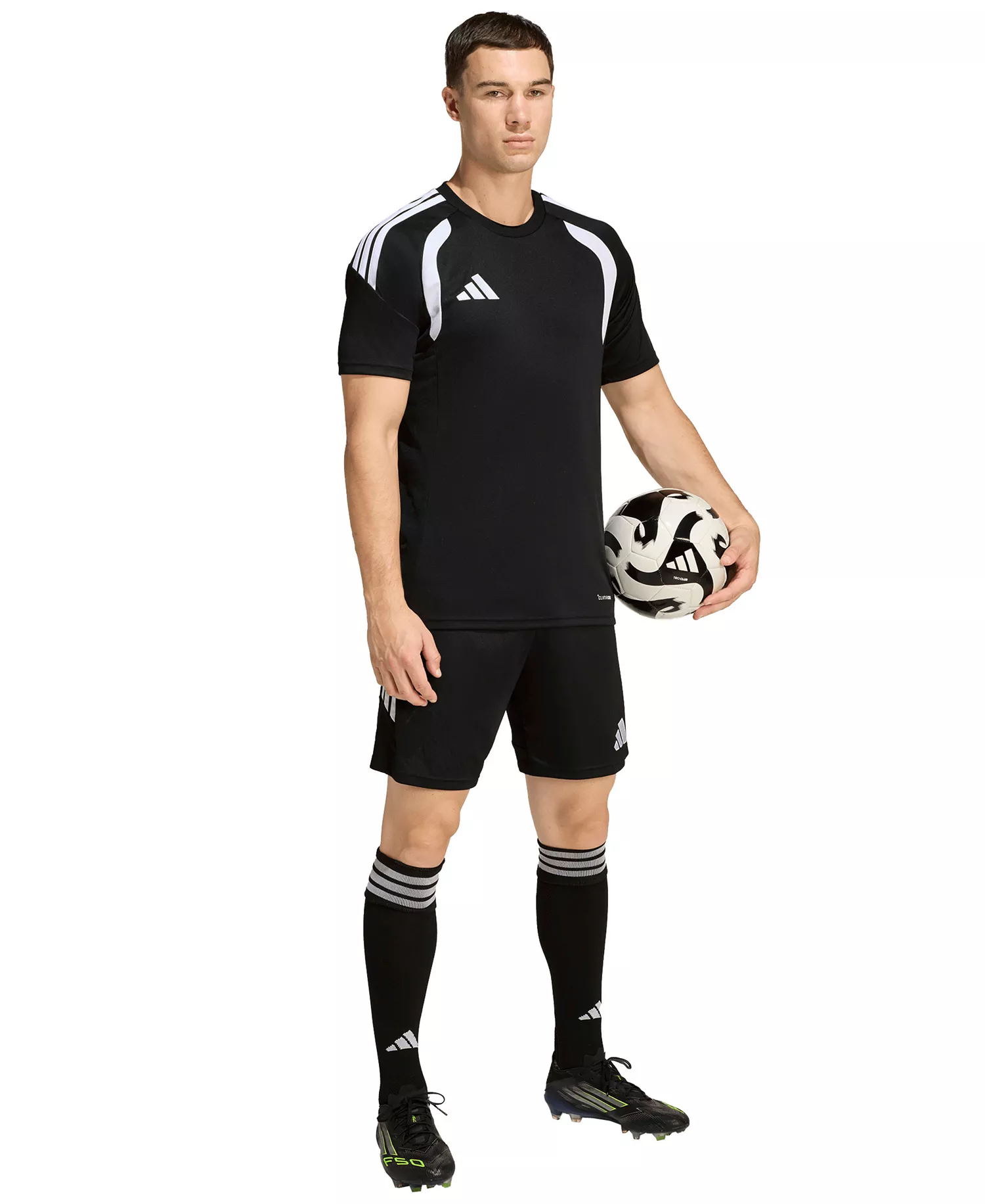 Men's Tiro 26 League Jersey Crewneck Pull-On T-Shirt - Black - 2XL