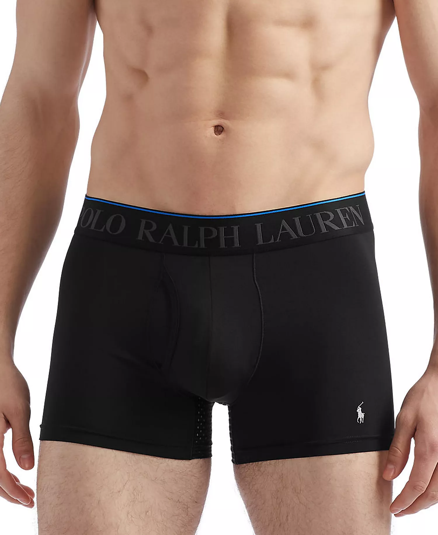 Men's 3-Pack Flex Performance Air Boxer Briefs - Colby Blue/polo Black/Red - L