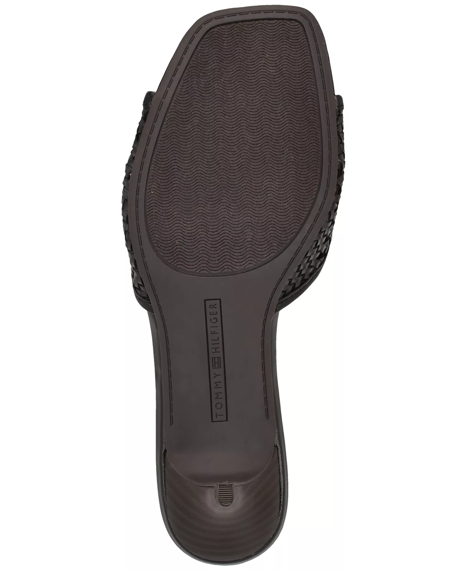 Women's Claihre Woven Kitten Heel Sandal - Black - 6.5M