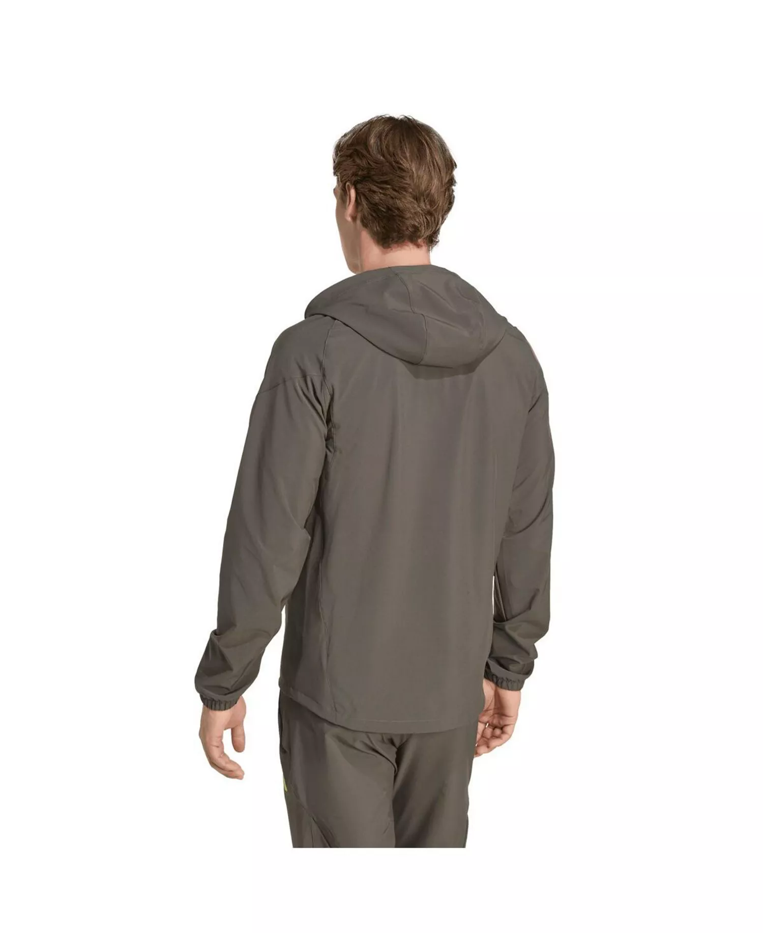 Men's Olive Real Madrid 2025/26 Tiro Vis Tech Travel Jacket - Olive - 2XL