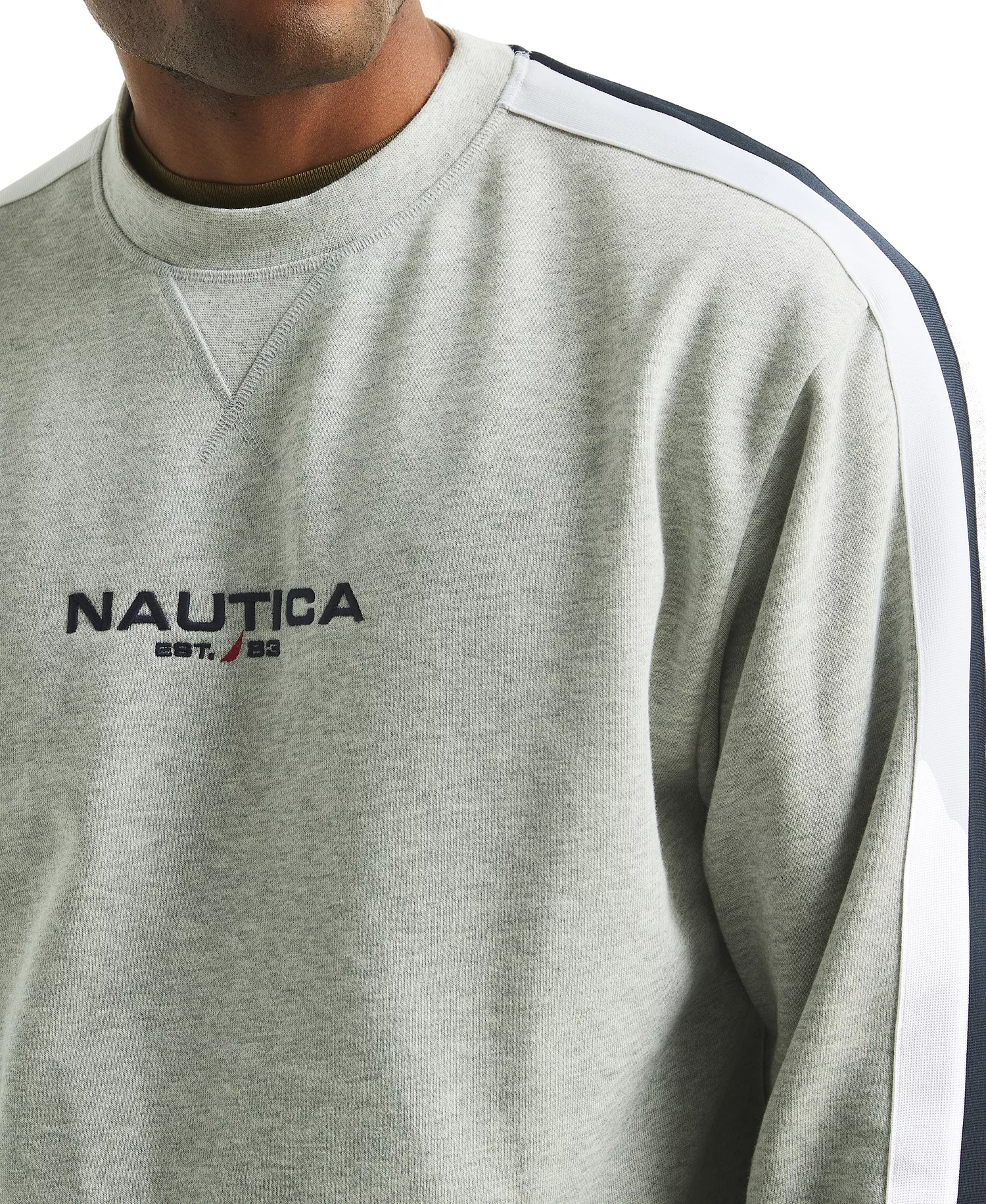 Men's Graphic Logo Crewneck Sweatshirt - Gray Heather - 2XL