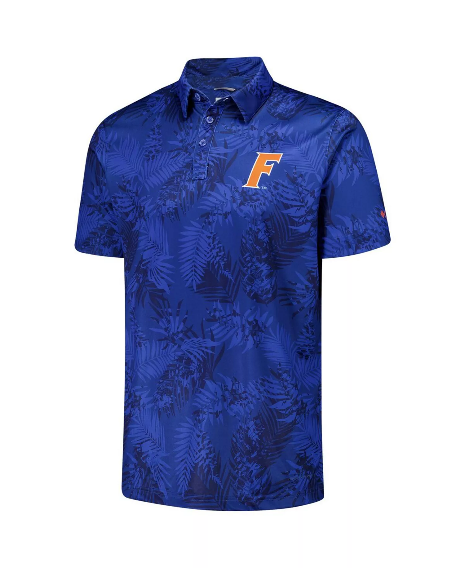 Men's Royal Florida Gators PFG Super Terminal Tackle Omni-Shade Bangalow Polo Shirt - Royal - XXL