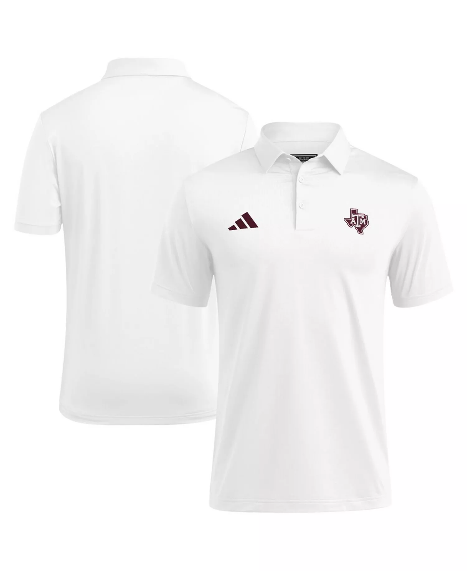 Men's White Texas A&M Aggies Ultimate 365 Polo Shirt - White - 2XL
