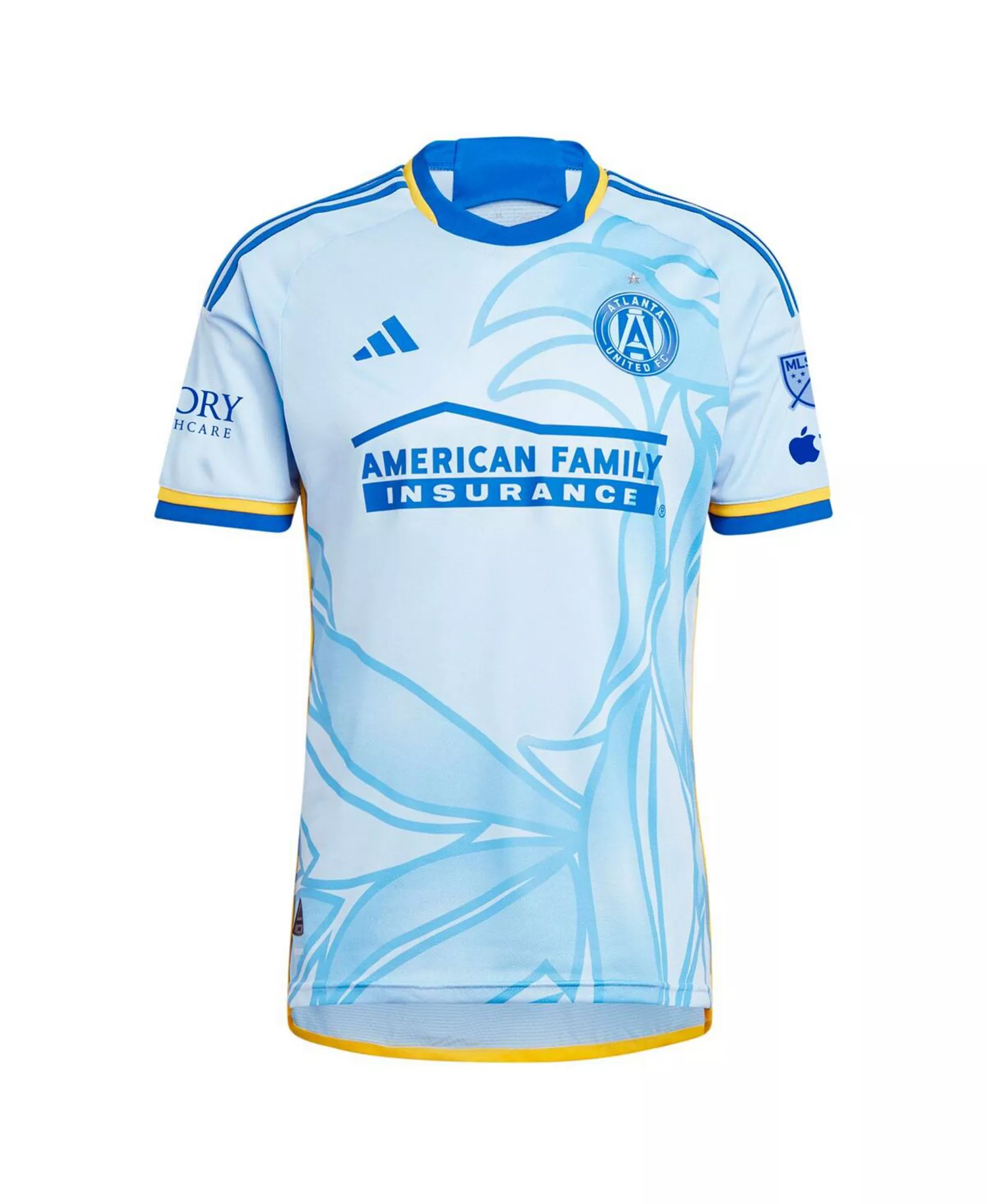 Men's Aleksei Miranchuk Light Blue Atlanta United FC 2024 The Resurgens Kit Authentic Player Jersey - Light Blue - 2XL
