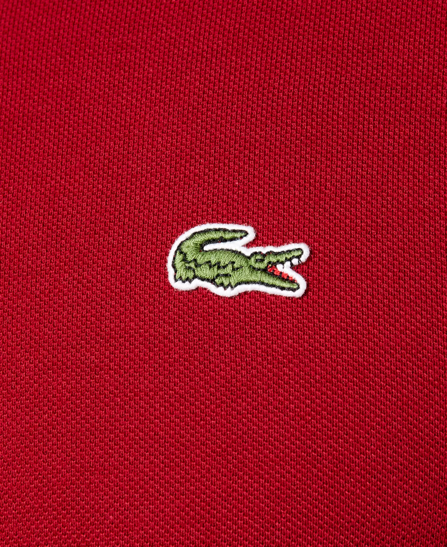 Men’s Classic Fit Long-Sleeve L.12.12 Polo Shirt - 476 - Bordeaux Red - 2XL