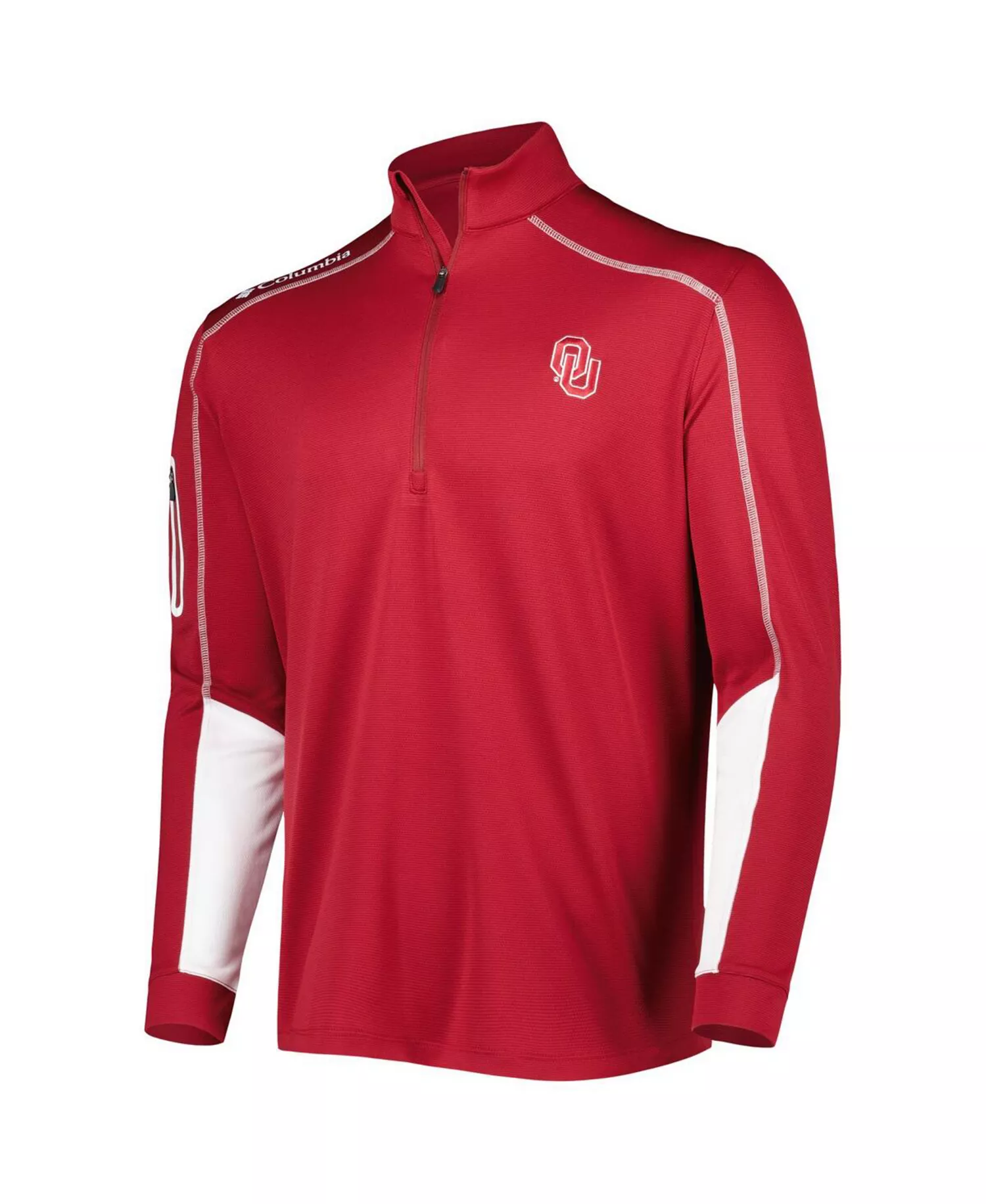Men's Crimson Oklahoma Sooners Shotgun 2.0 Omni-Wick Quarter-Zip Jacket - Crimson - 2XL