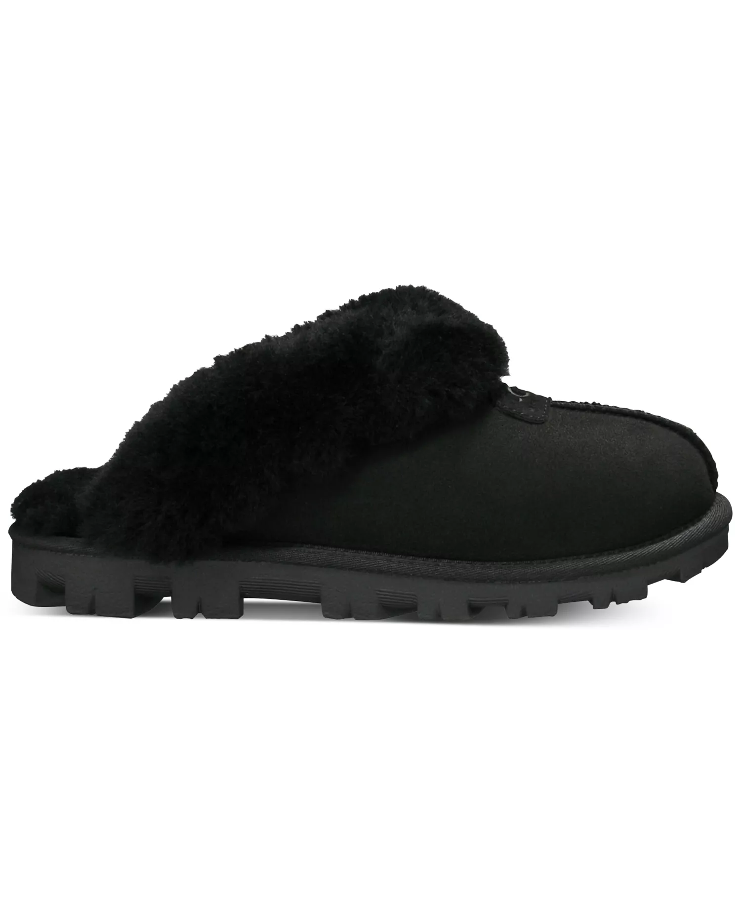 Women's Coquette Slip On Slide Slippers - Black - 10M