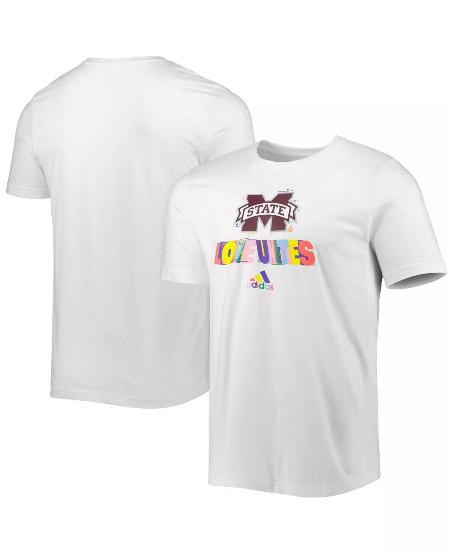 Men's White Mississippi State Bulldogs Pride Fresh T-shirt - White - L
