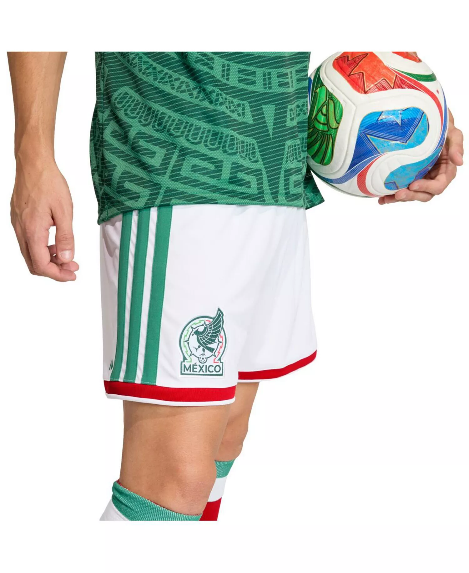 Men's White Mexico National Team FIFA x World Cup 2026 Replica Shorts - White - 2XL