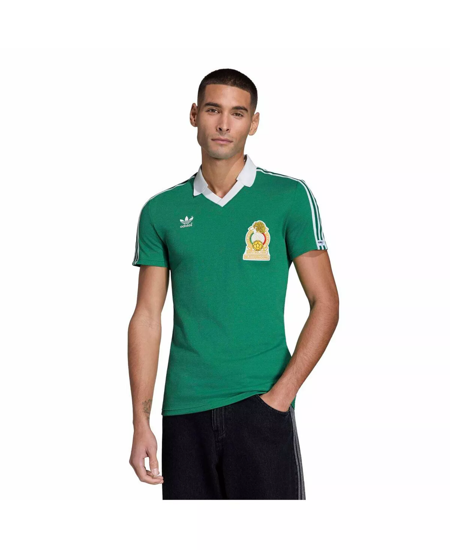 Men's Green Mexico National Team 1986 Bringback Home Jersey - Green - 2XL
