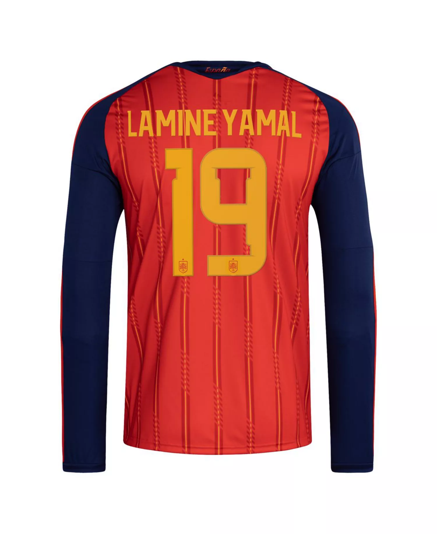 Men's Lamine Yamal Red Spain National Team 2026 Home Replica Long Sleeve Jersey - Red - S