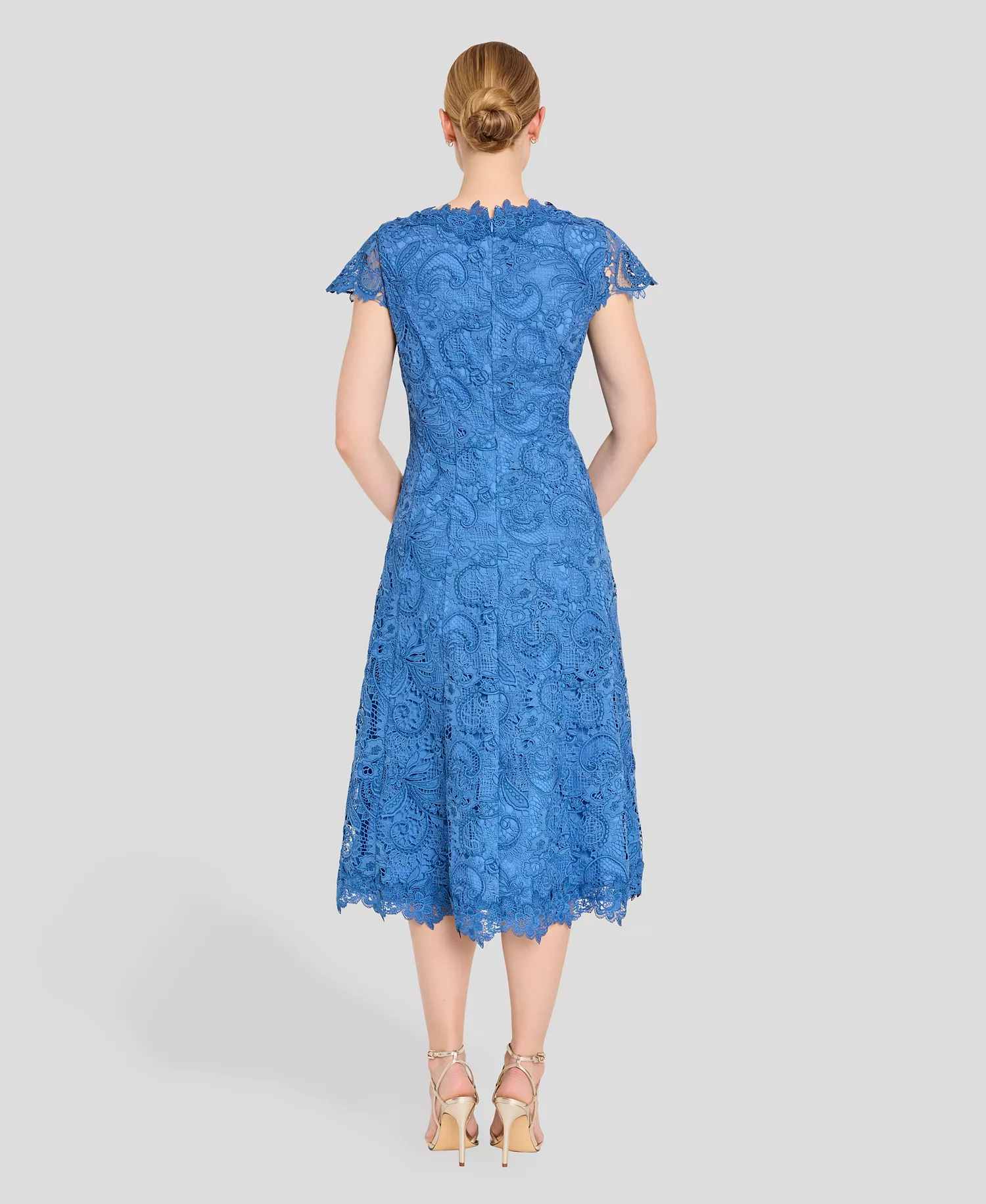 Women's Corder Lace Fit Midi Ball Gown - Riverside - 10