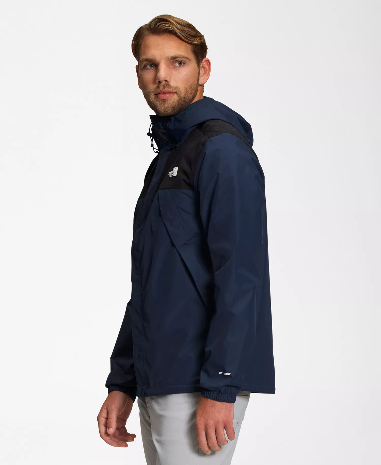 Men's Antora Waterproof Rain Jacket - Summit Navy/tnf Black - 2XL