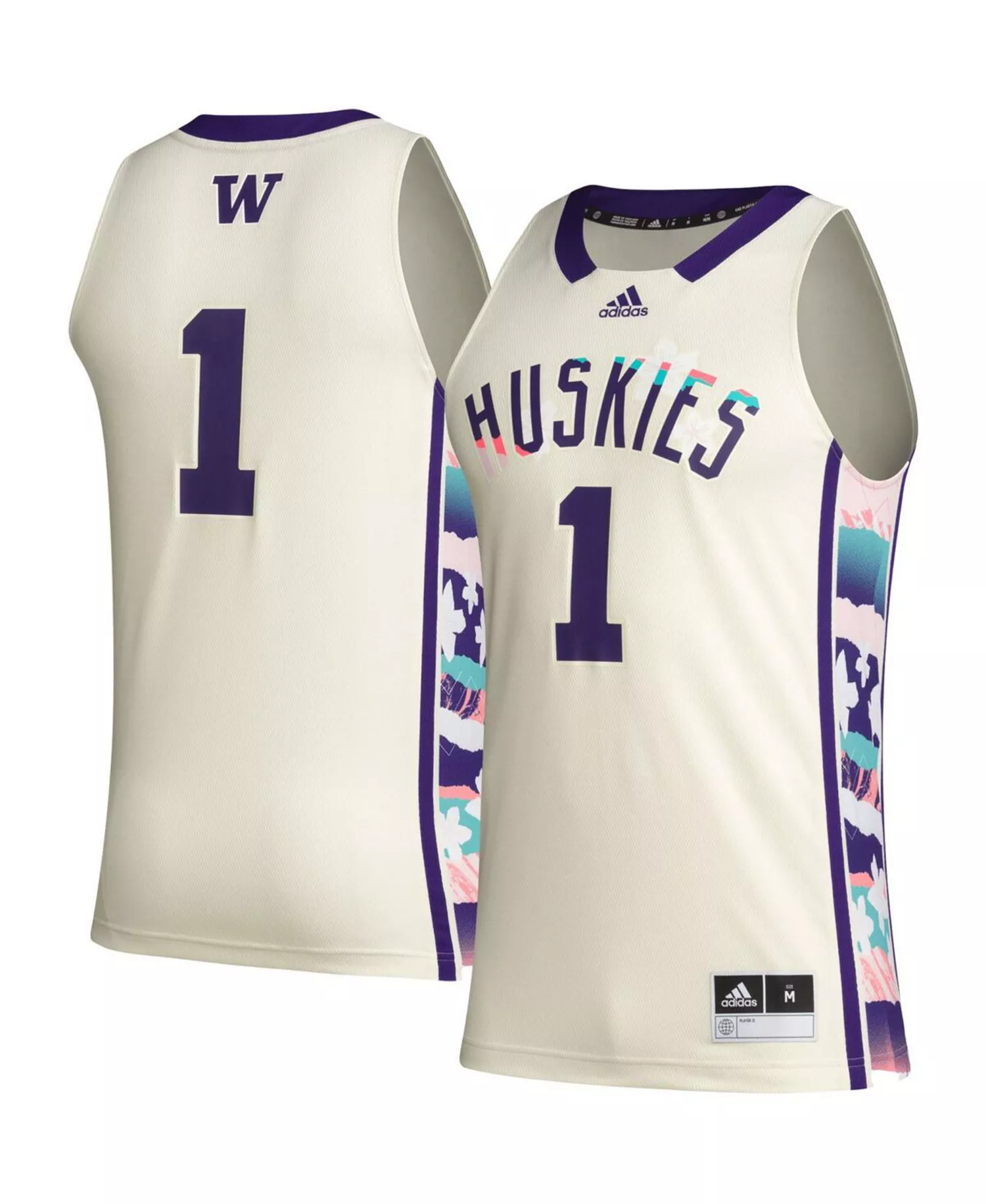Men's #1 Khaki Washington Huskies Honoring Black Excellence Basketball Jersey - Khaki - 2XL