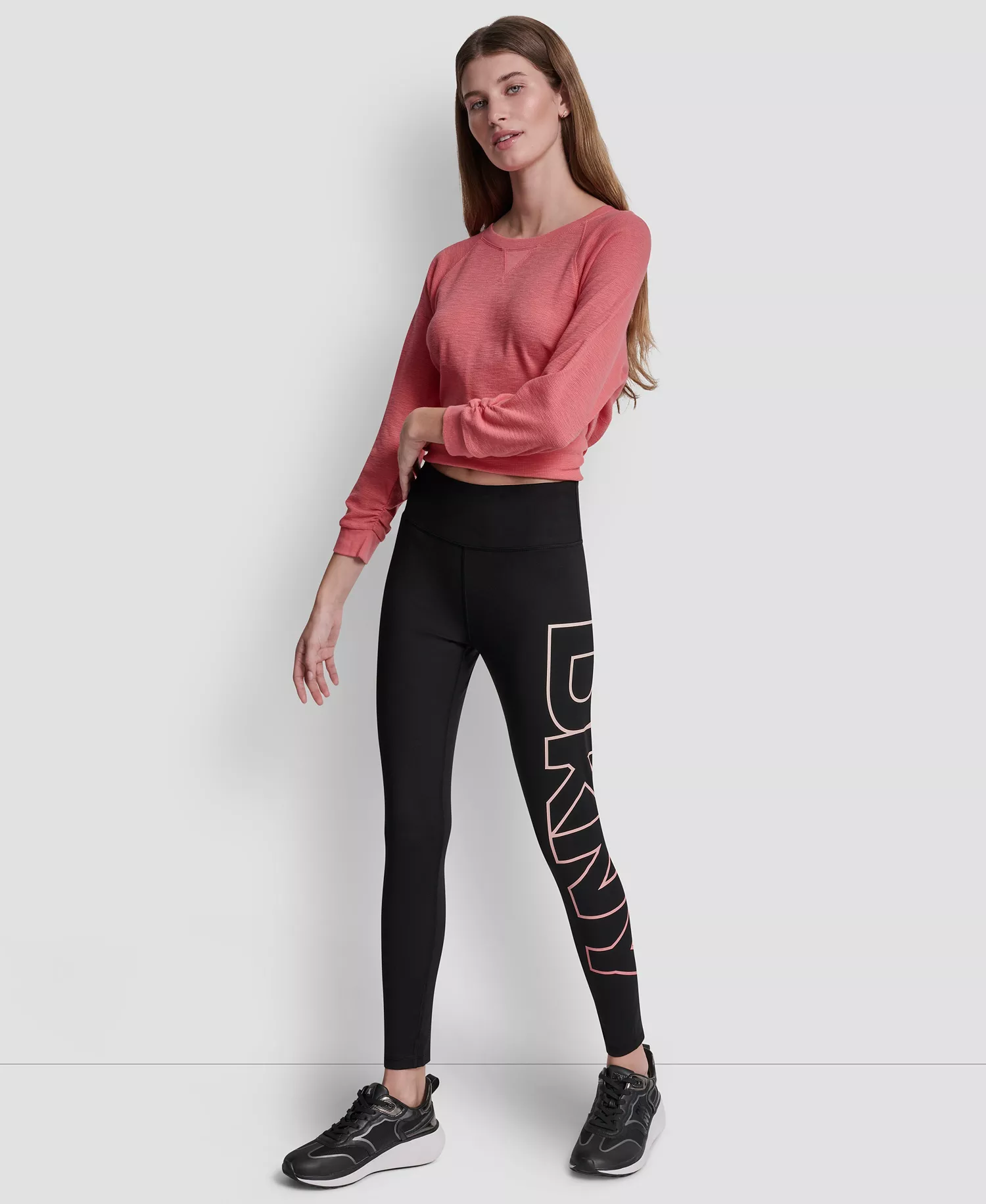 Women’s Ombre Logo High-Waist Tights - Sunkissed Combo - L