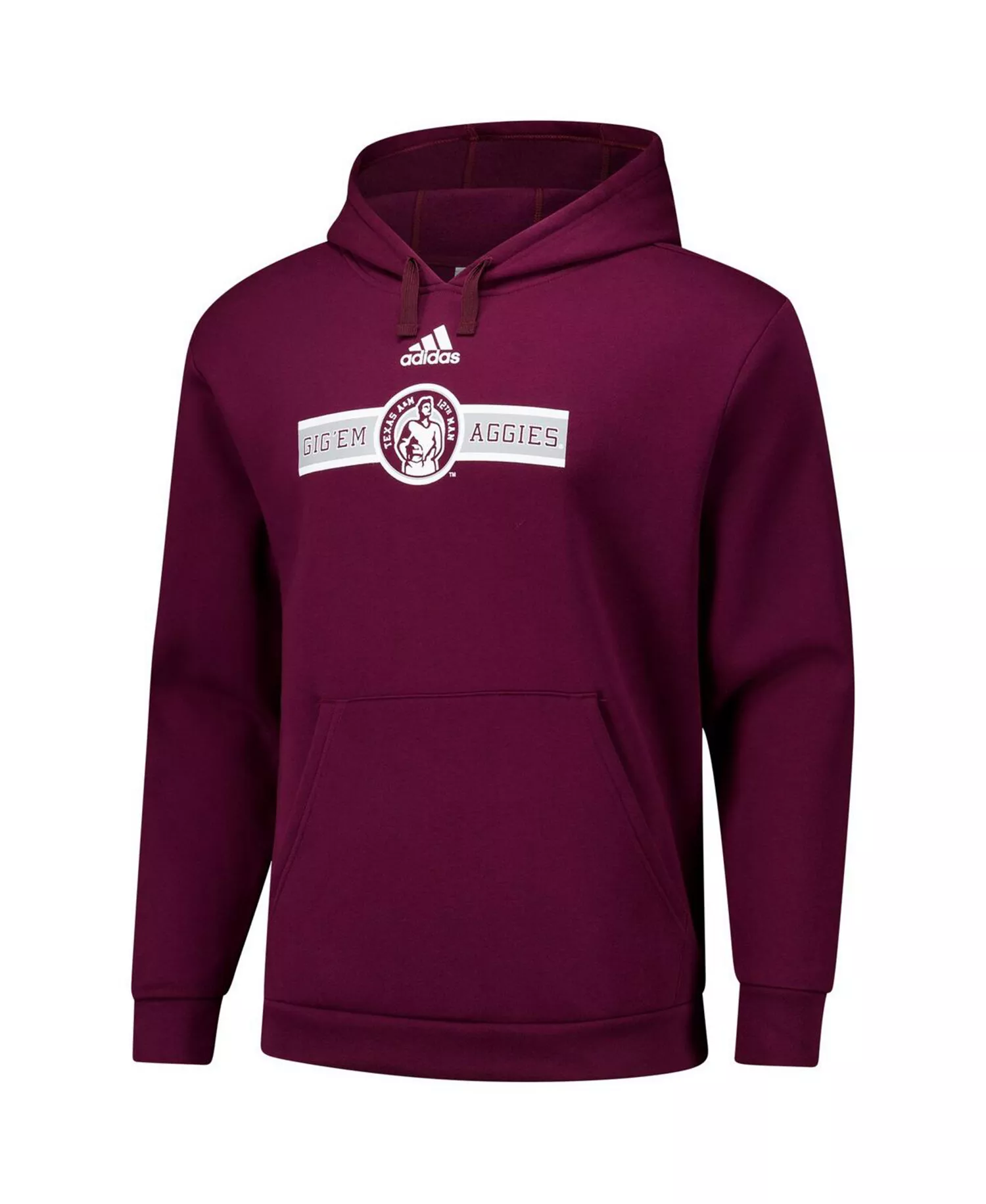 Men's Maroon Texas A M Aggies Hero Fleece Pullover Hoodie - Maroon - L