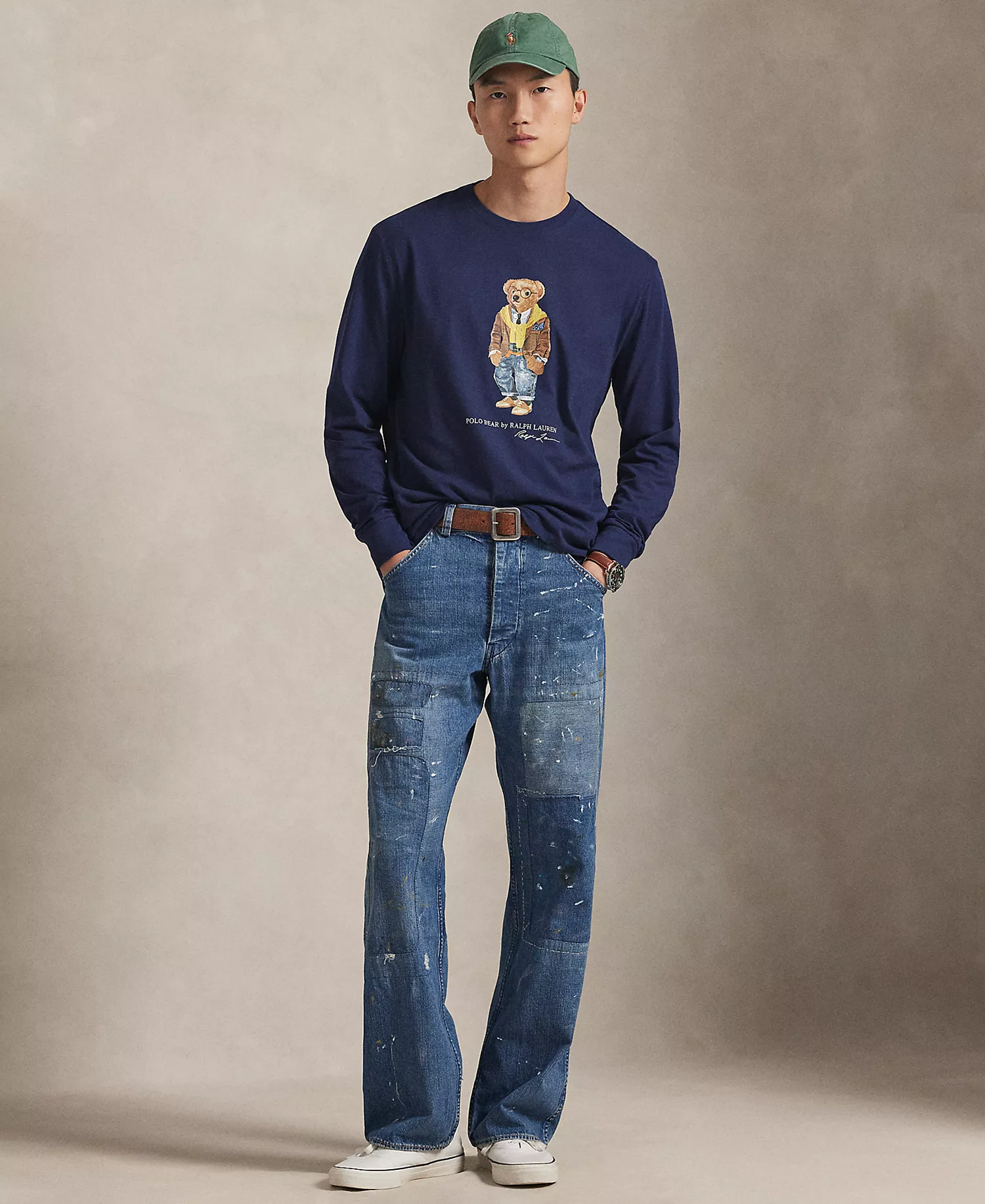 Men's Classic Fit Long-Sleeve T-Shirt - Newport Navy - 2XL