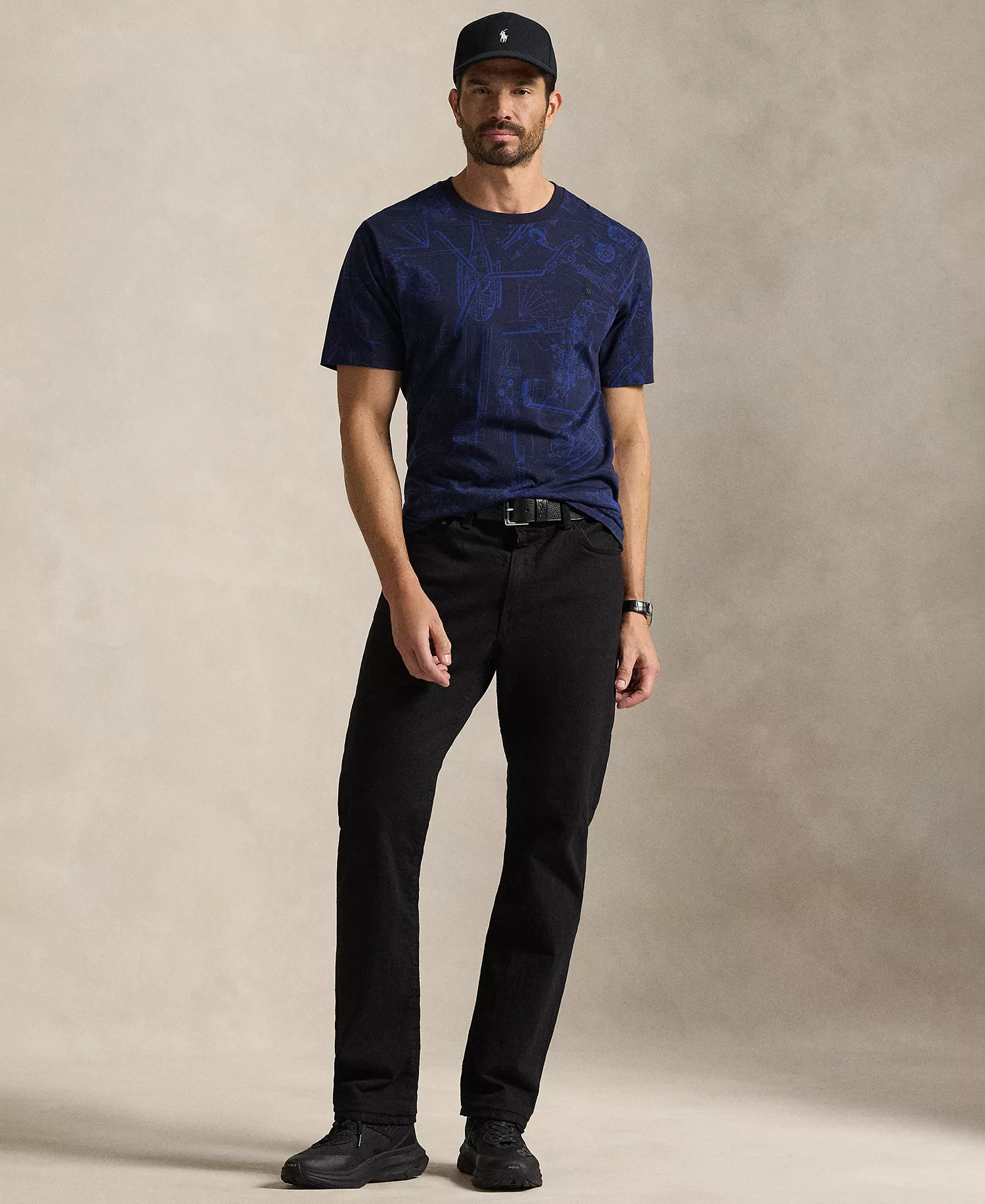 Men's Big & Tall Short-Sleeve Printed T-Shirt - Schematic Camo - 2LT