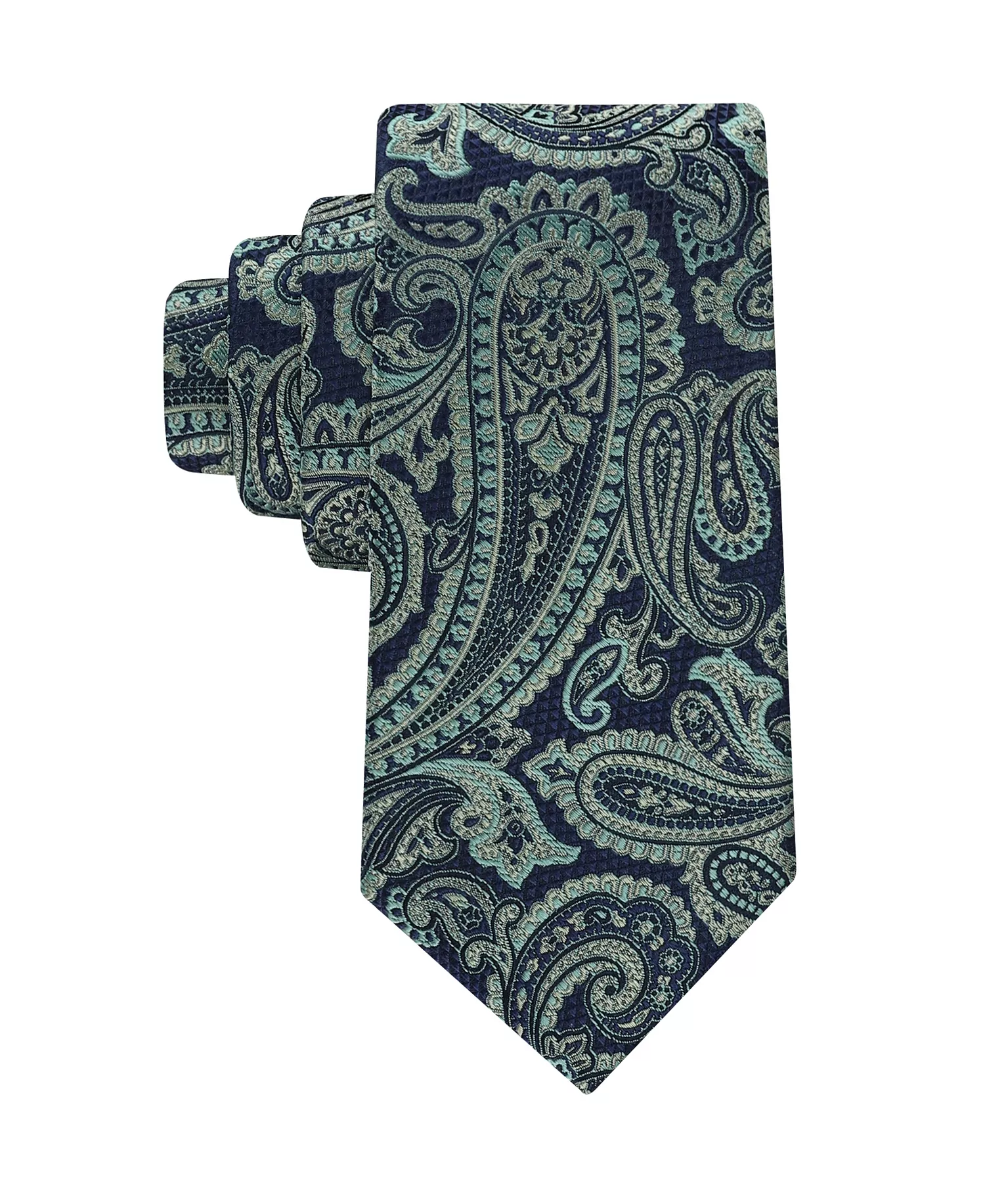Men's Preston Paisley Tie - Green - ONE SIZE