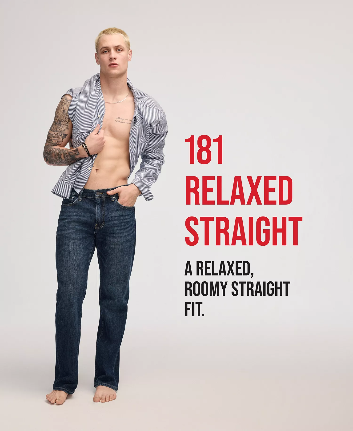 Men's 181 Relaxed Straight Stretch Jeans - Belmar - 30 - 30