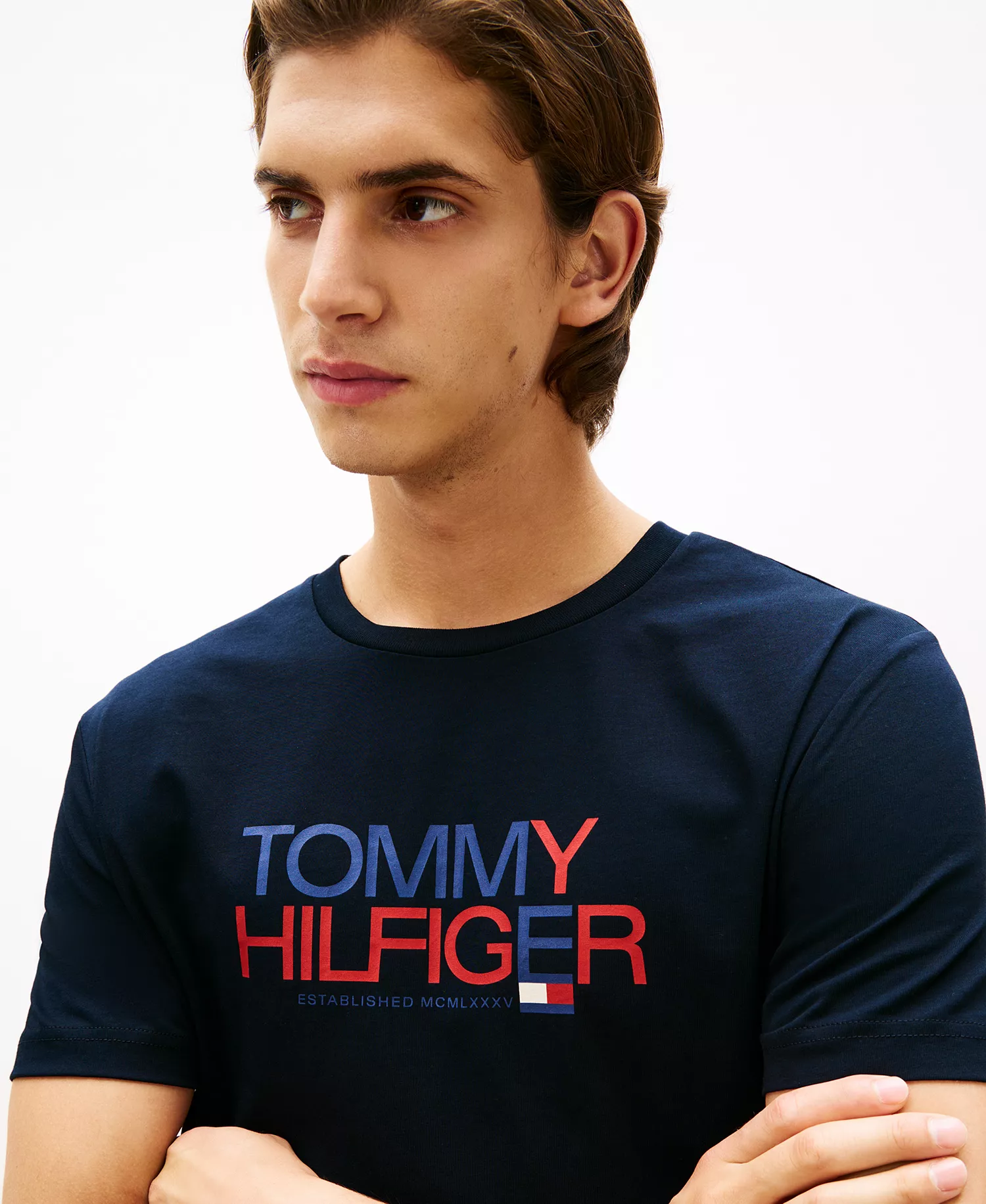 Men's Regular Brand Love Big Text T-Shirt - Desert Sky - L