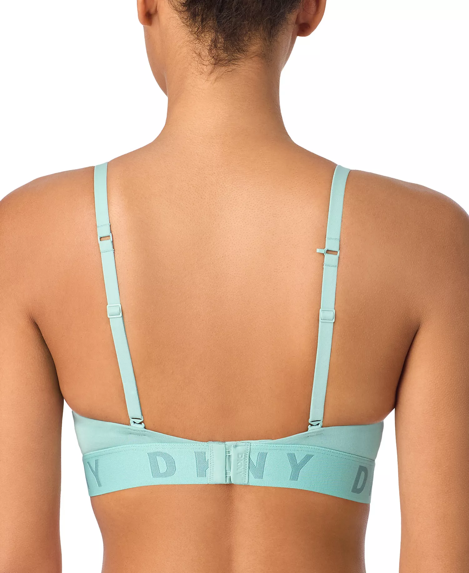 Women's Cozy Boyfriend WireFree Bra, DK4518 - Aquifer - L